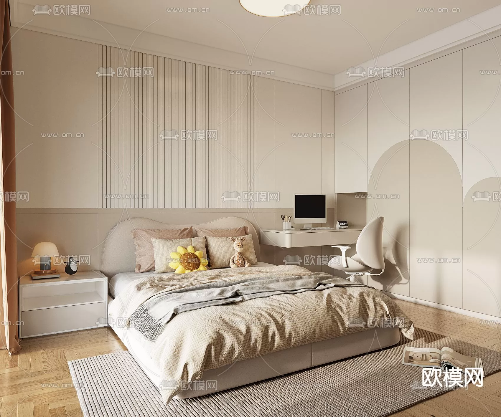 BED FOR KID – 3D MODELS – 453 – PRO