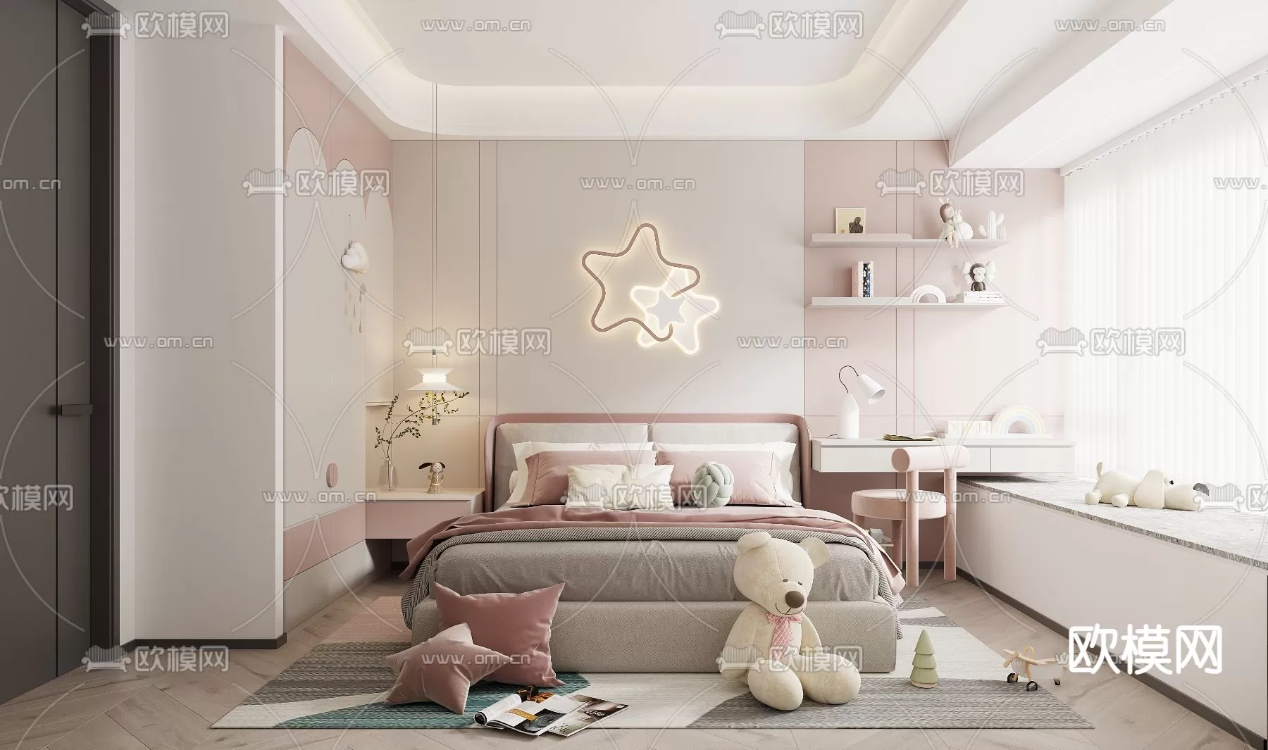 BED FOR KID – 3D MODELS – 459 – PRO