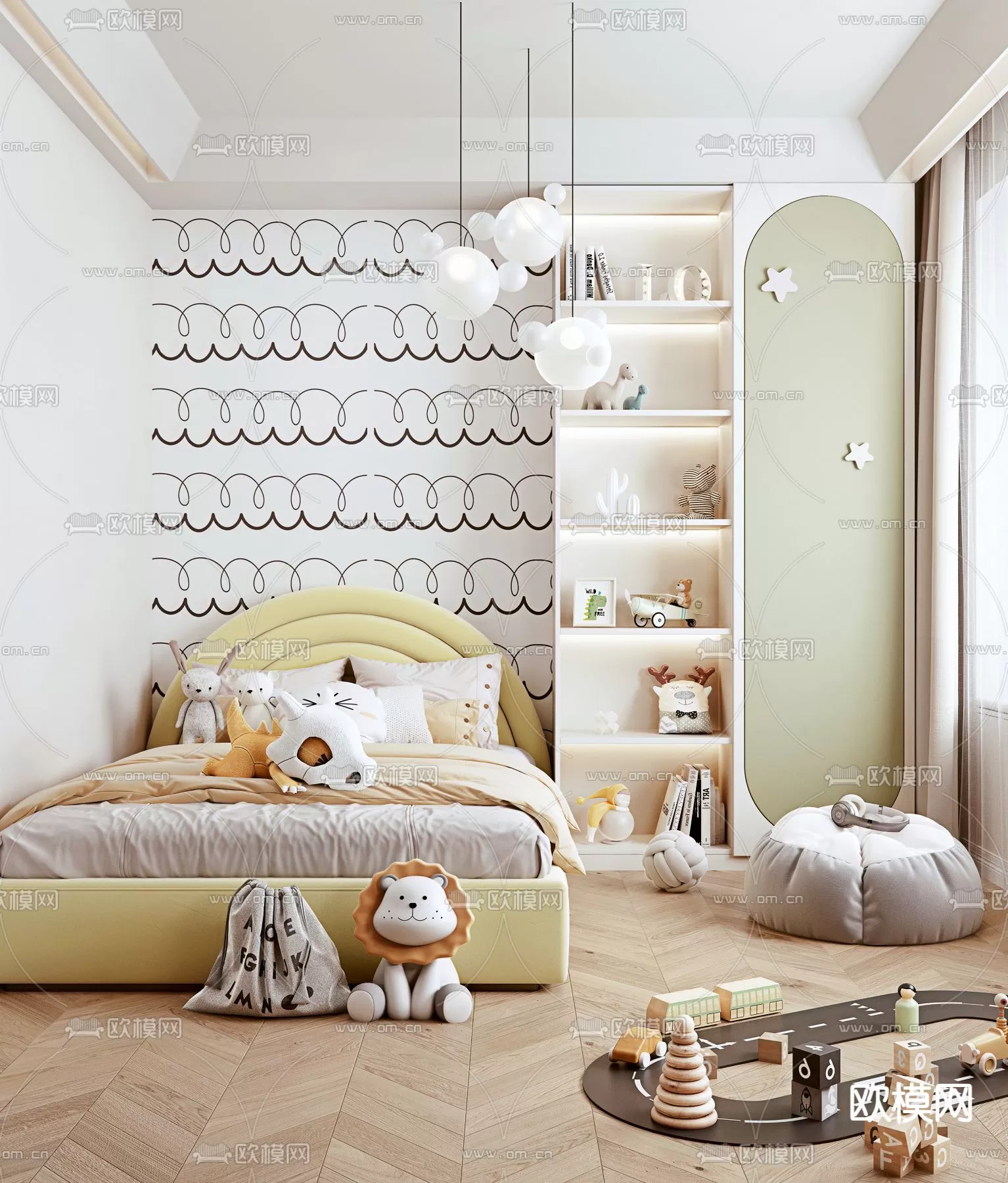 BED FOR KID – 3D MODELS – 462 – PRO