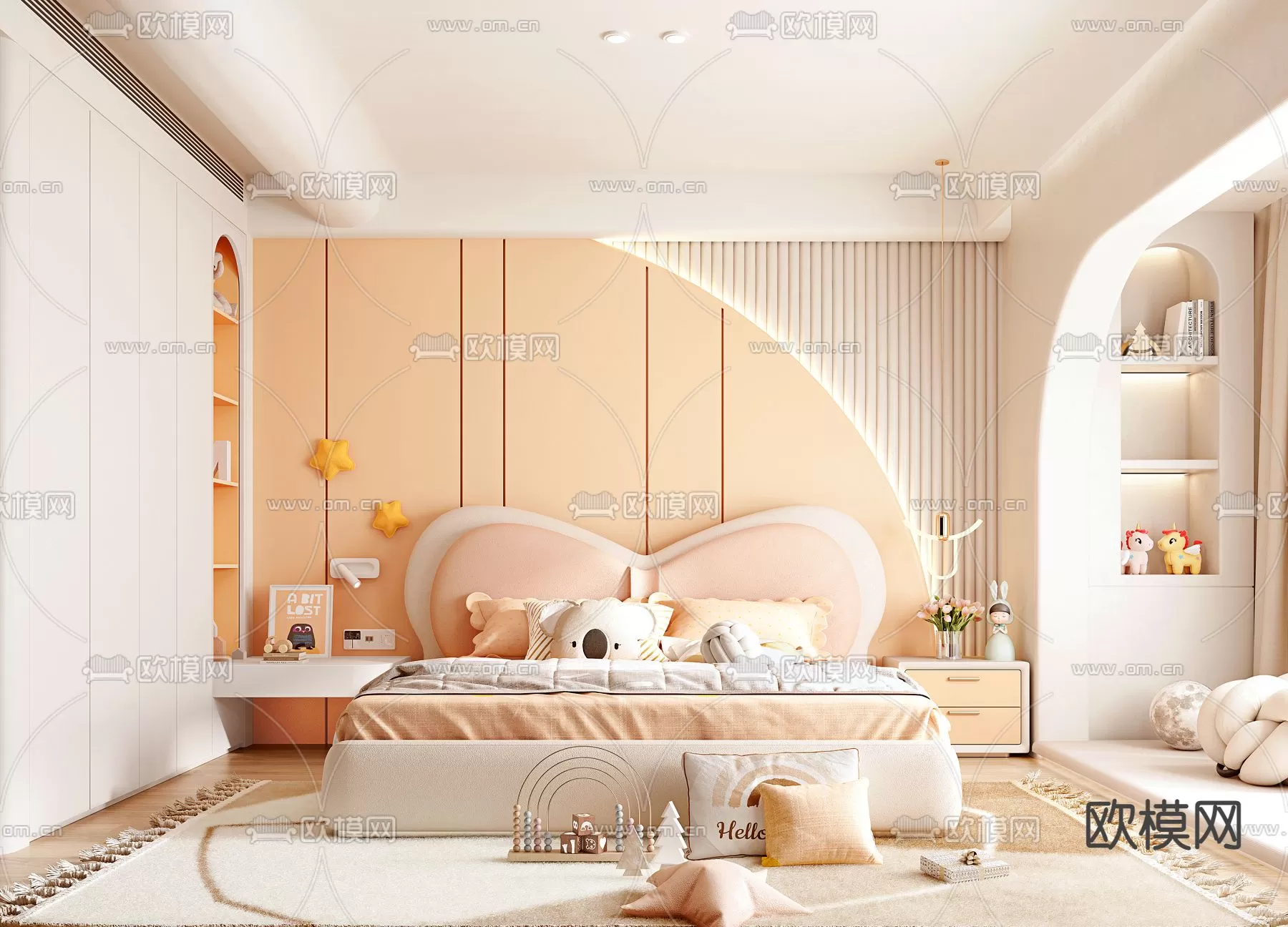 BED FOR KID – 3D MODELS – 463 – PRO