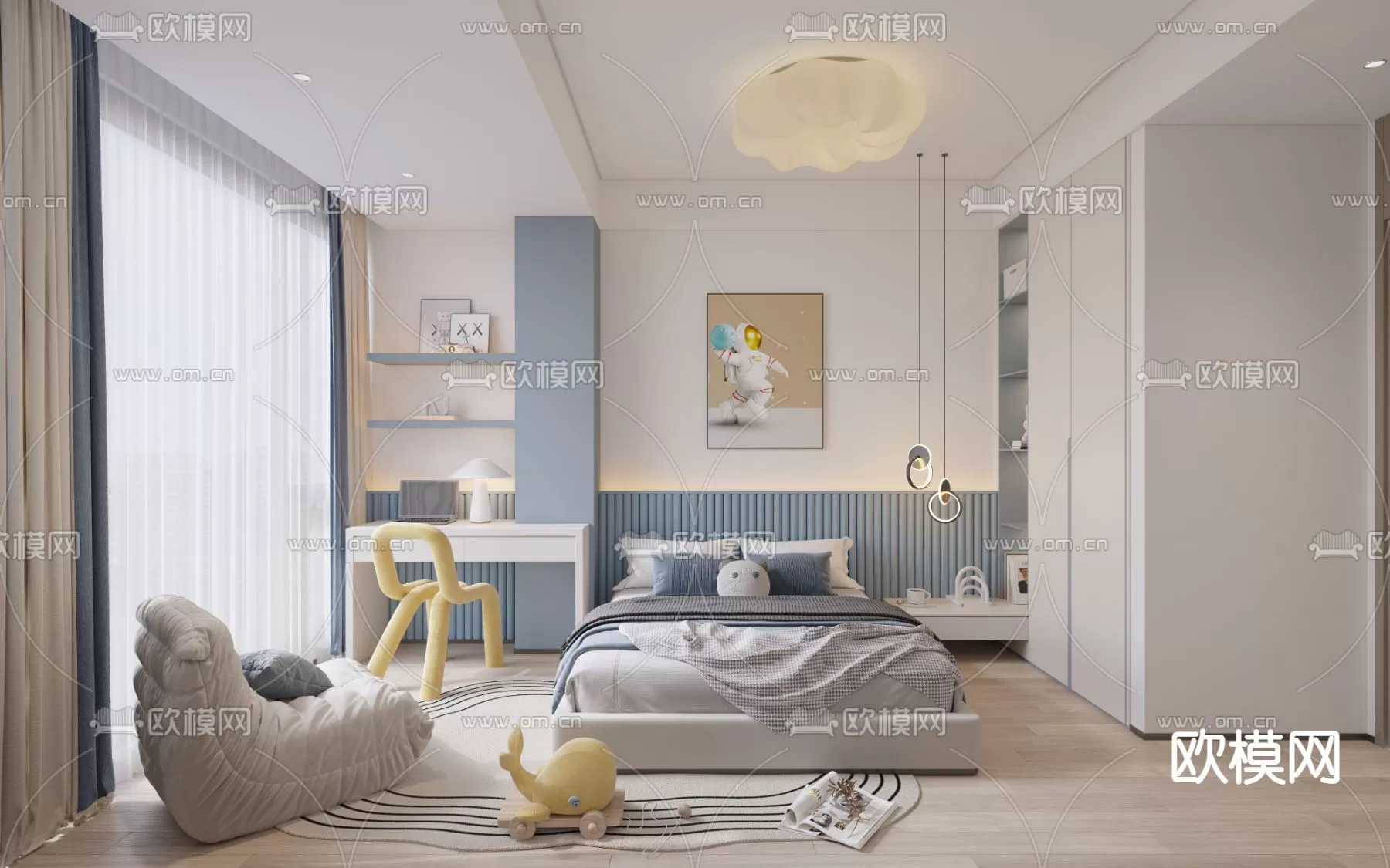 BED FOR KID – 3D MODELS – 464 – PRO