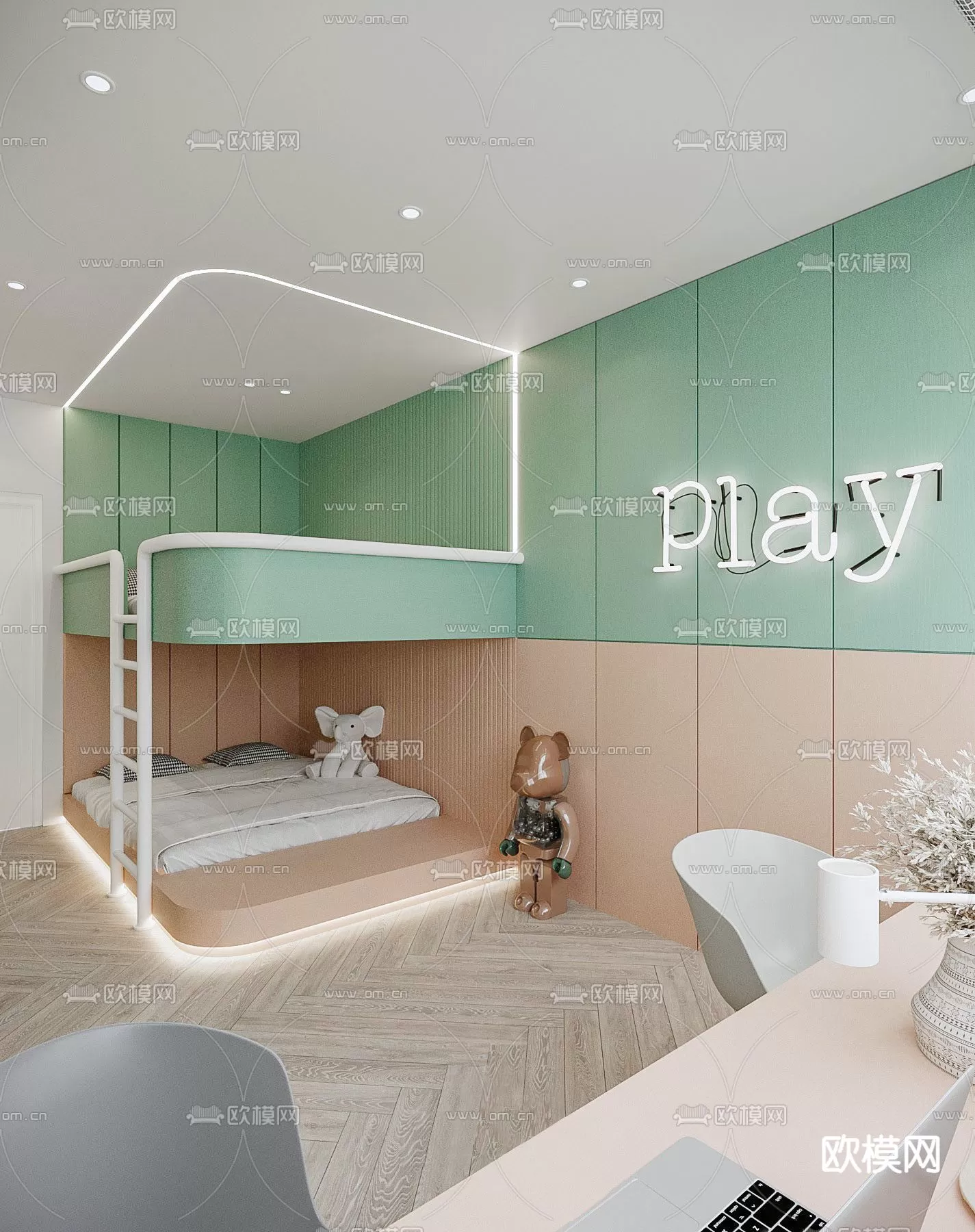 BED FOR KID – 3D MODELS – 465 – PRO