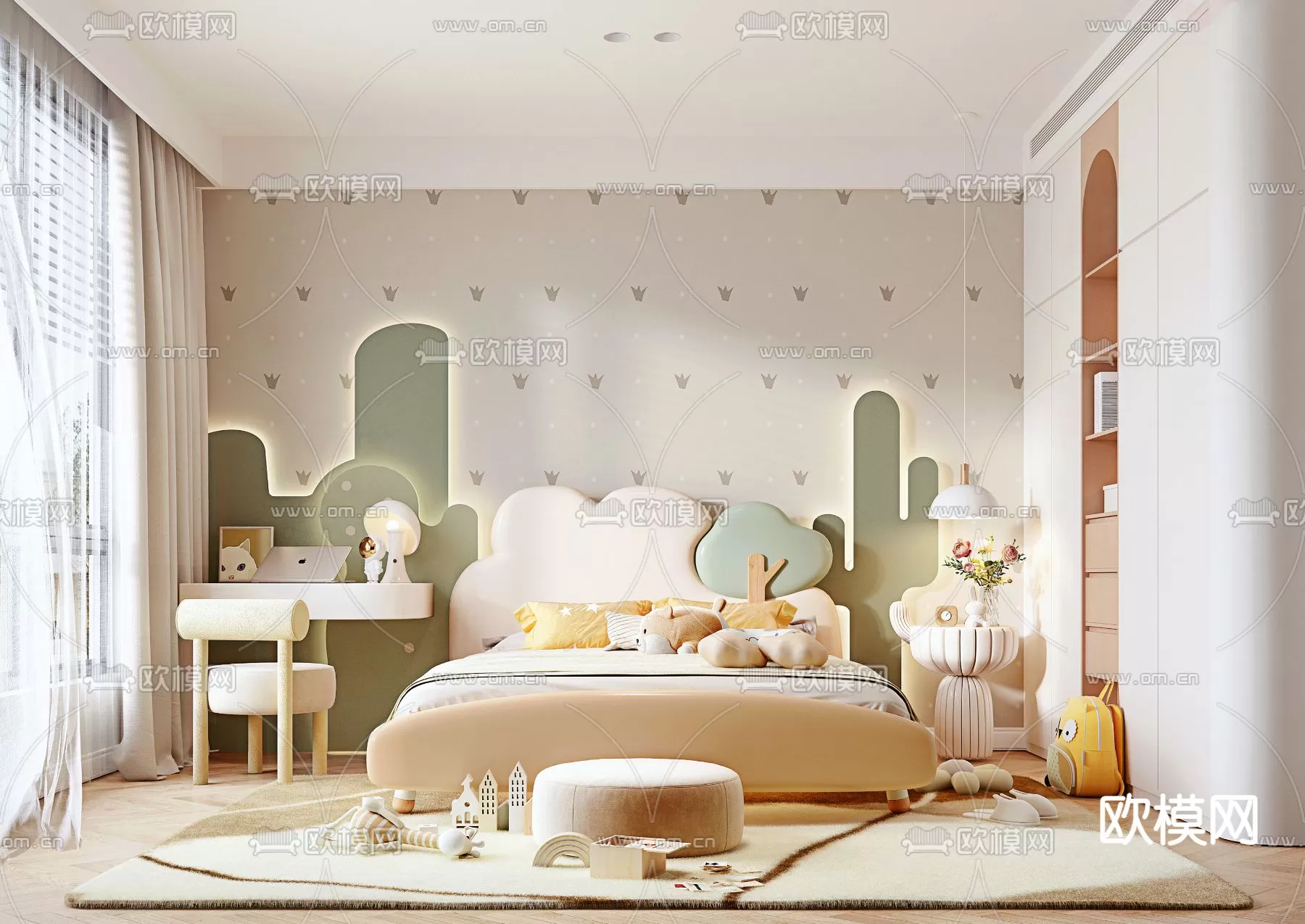 BED FOR KID – 3D MODELS – 470 – PRO