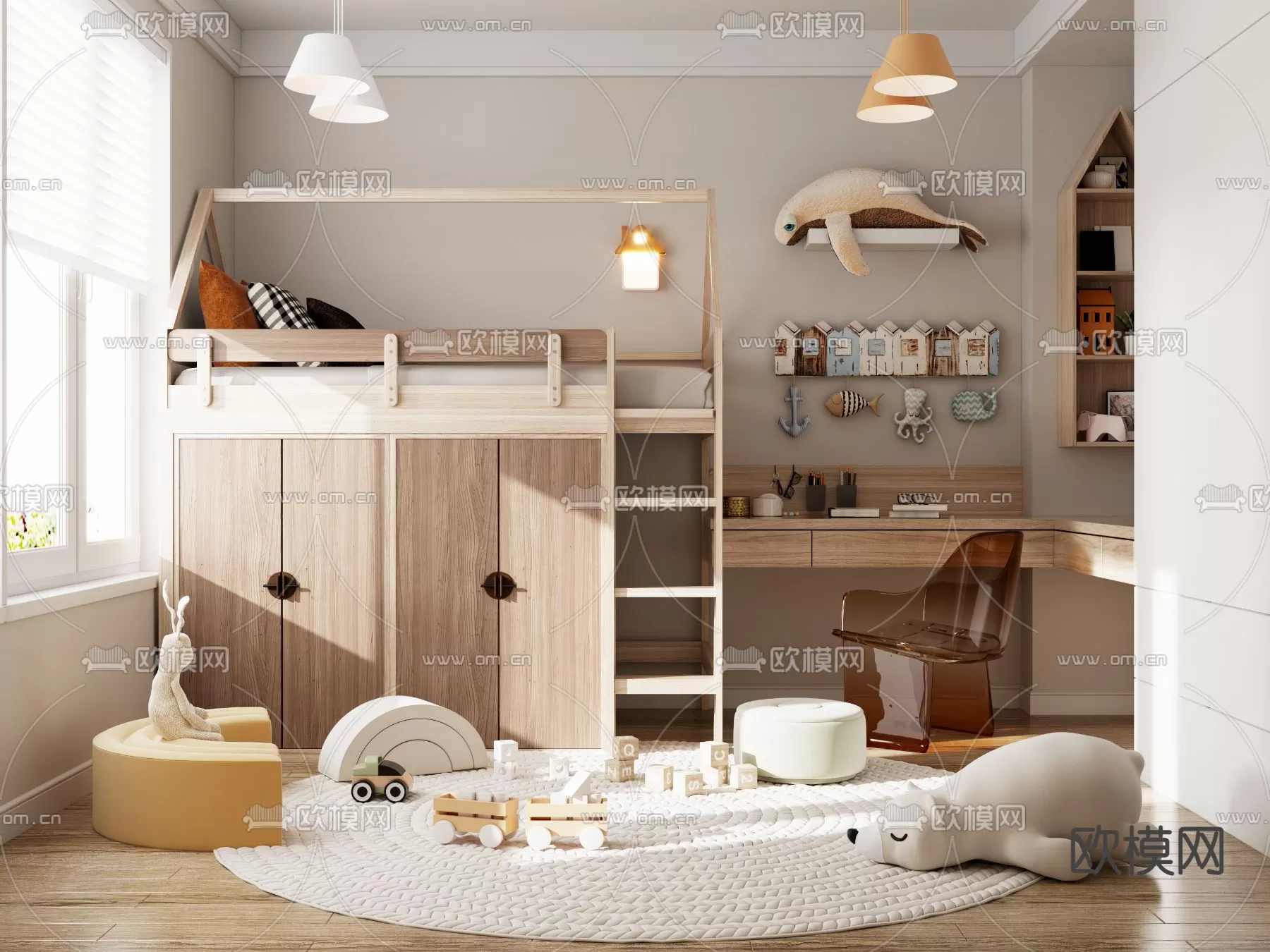 BED FOR KID – 3D MODELS – 471 – PRO