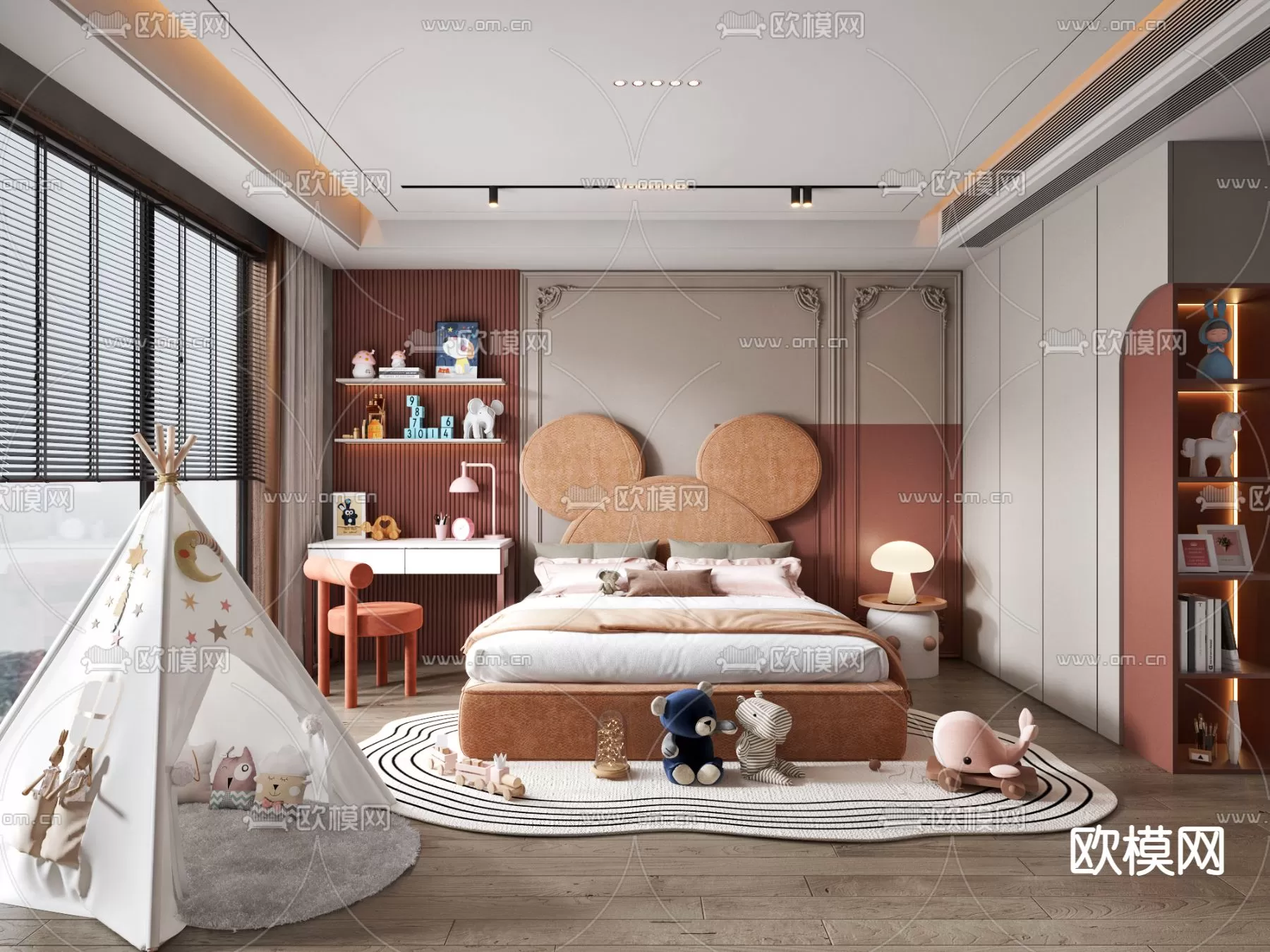 BED FOR KID – 3D MODELS – 472 – PRO