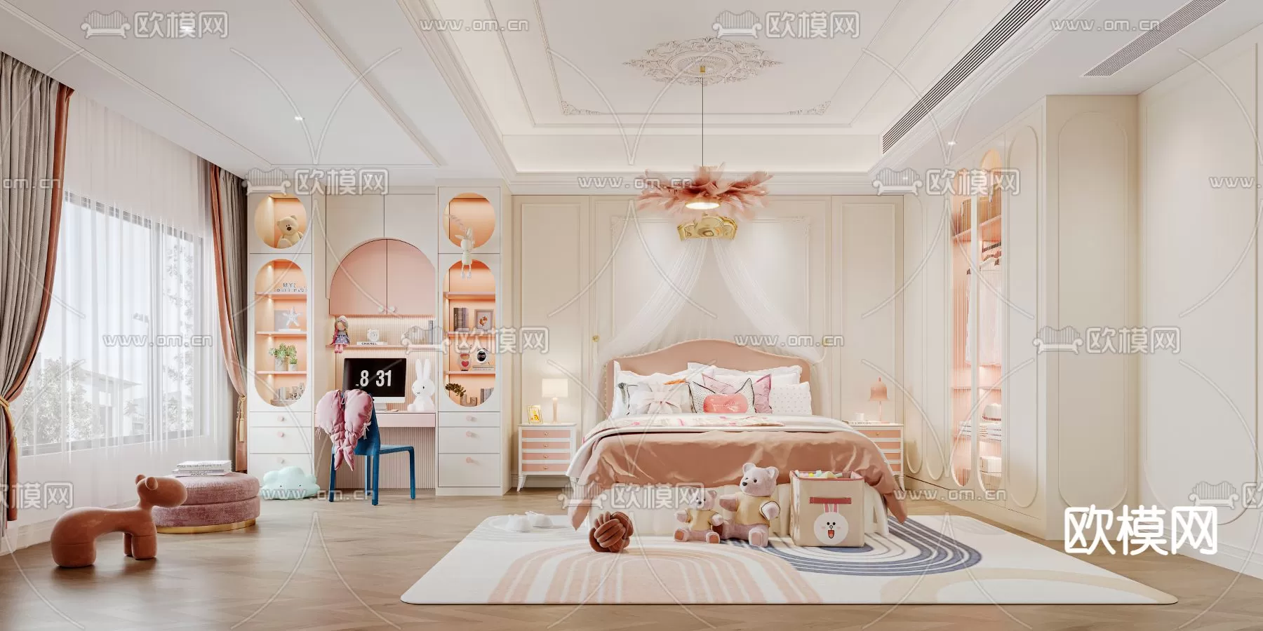 BED FOR KID – 3D MODELS – 475 – PRO