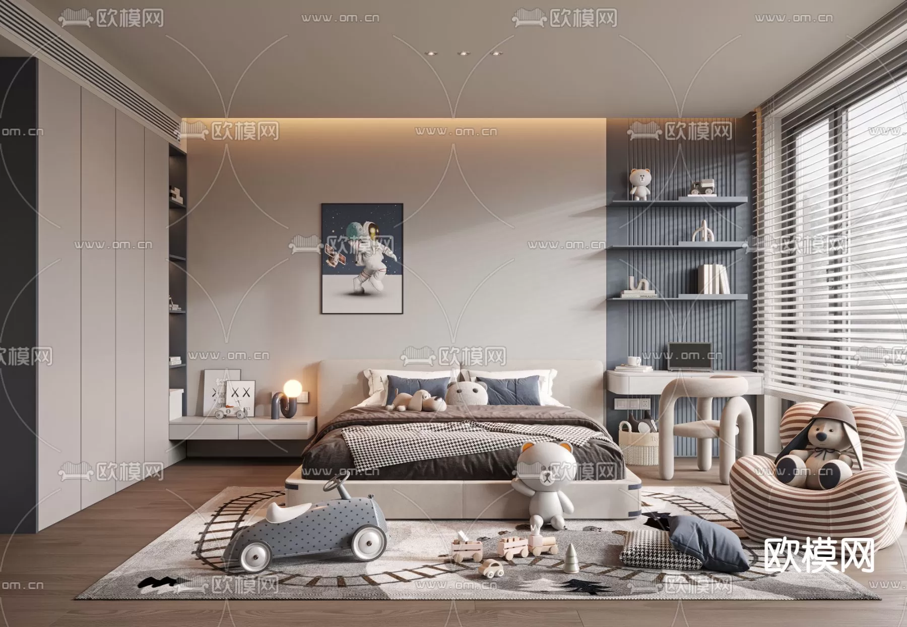 BED FOR KID – 3D MODELS – 477 – PRO