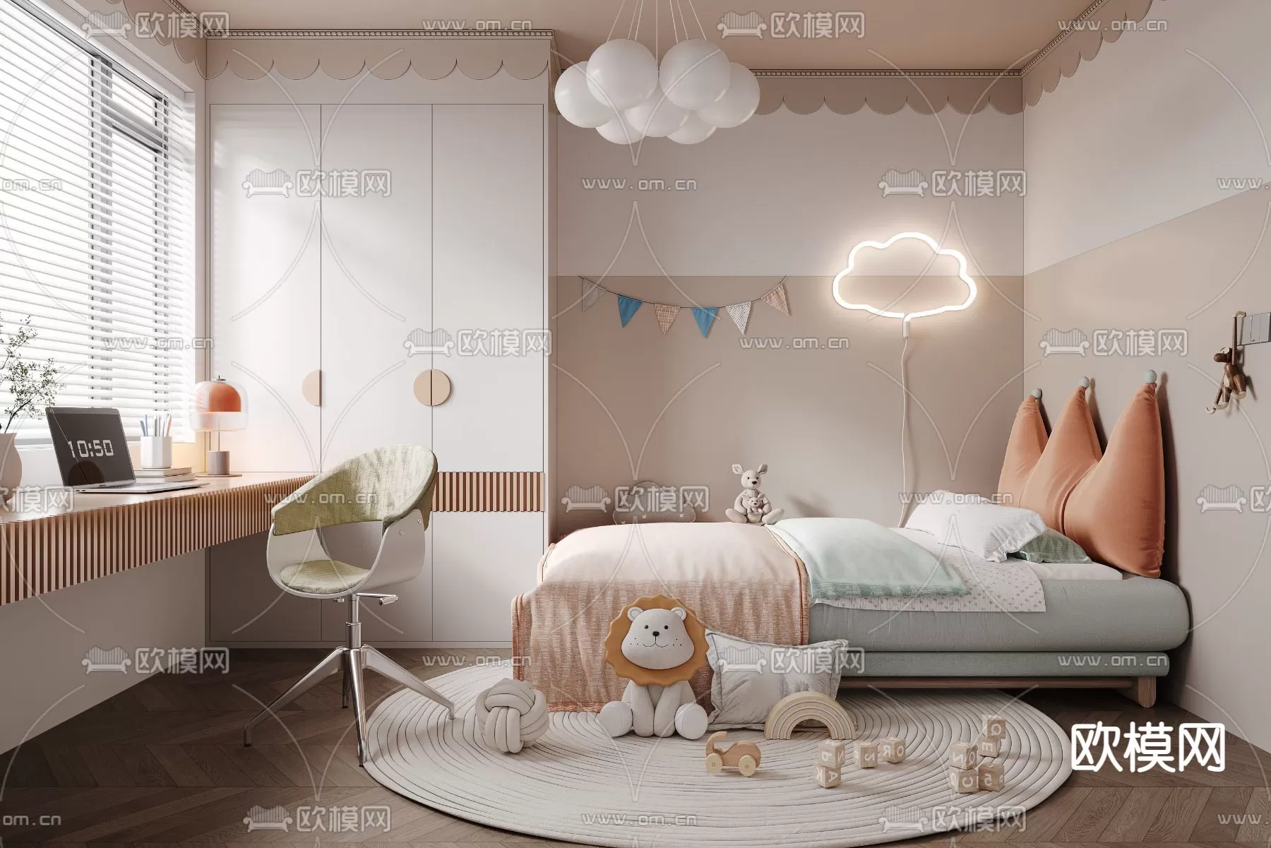 BED FOR KID – 3D MODELS – 479 – PRO