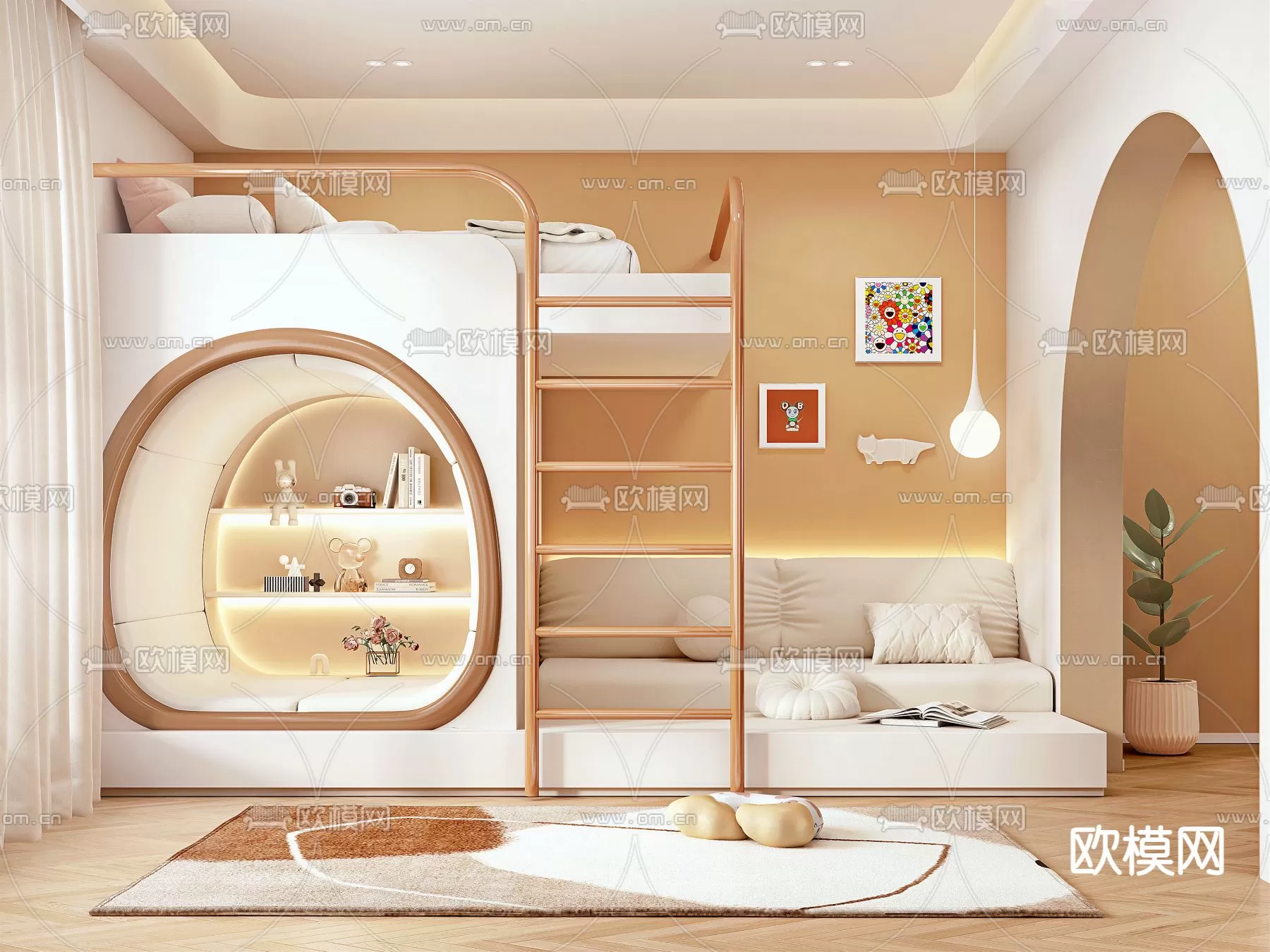 BED FOR KID – 3D MODELS – 480 – PRO