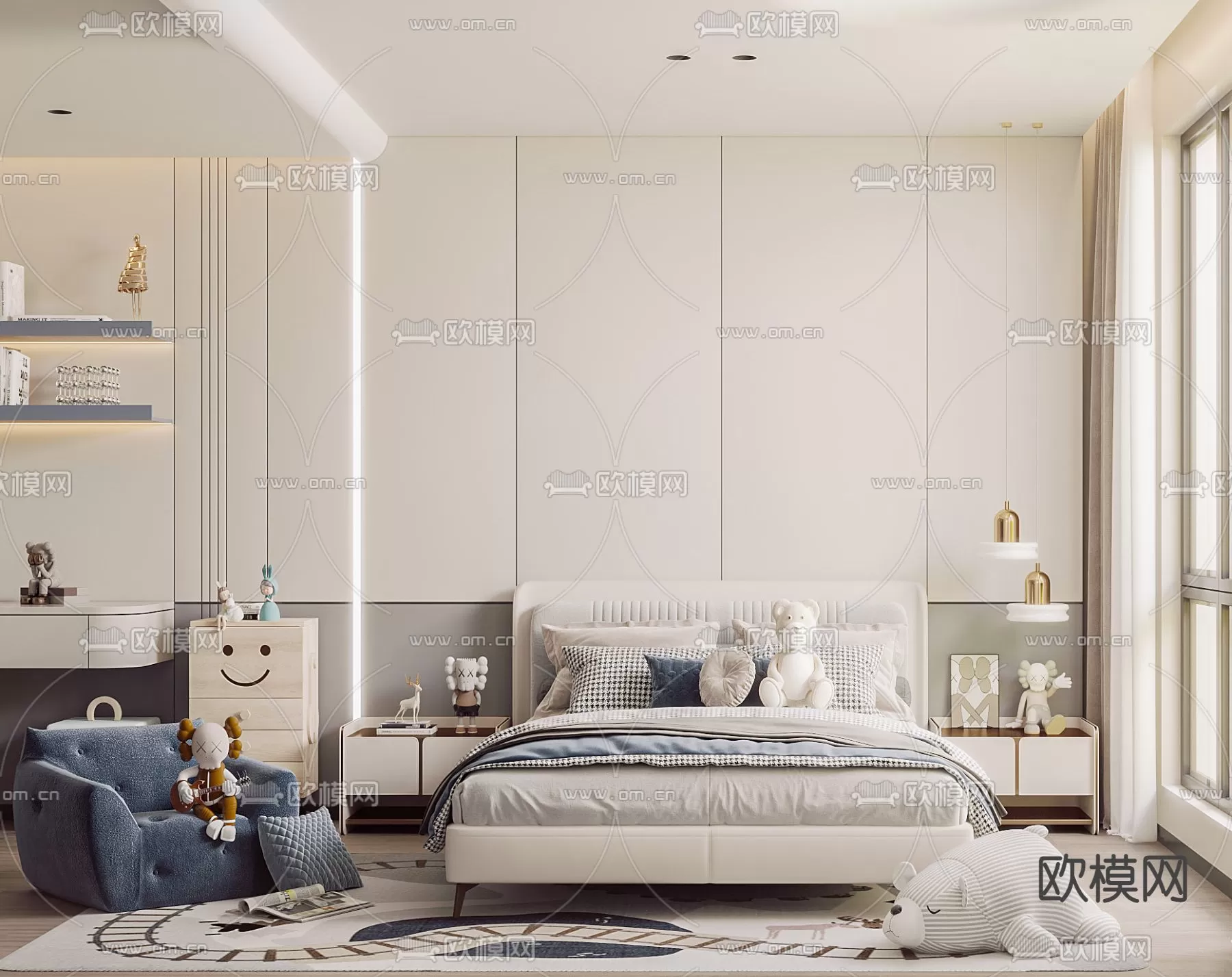 BED FOR KID – 3D MODELS – 482 – PRO