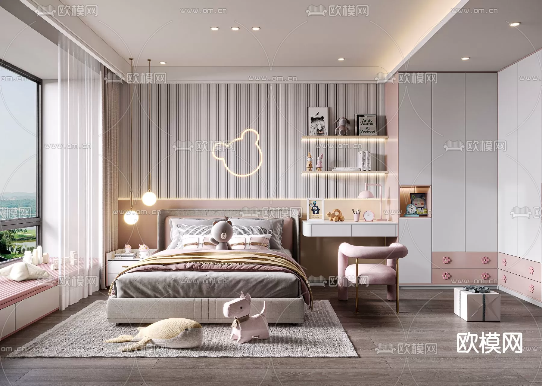 BED FOR KID – 3D MODELS – 487 – PRO