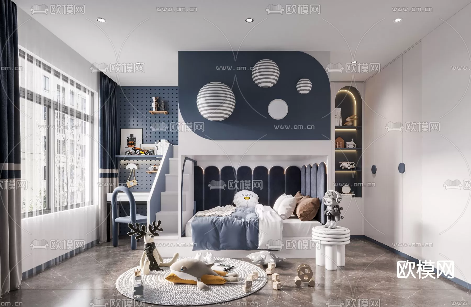 BED FOR KID – 3D MODELS – 488 – PRO