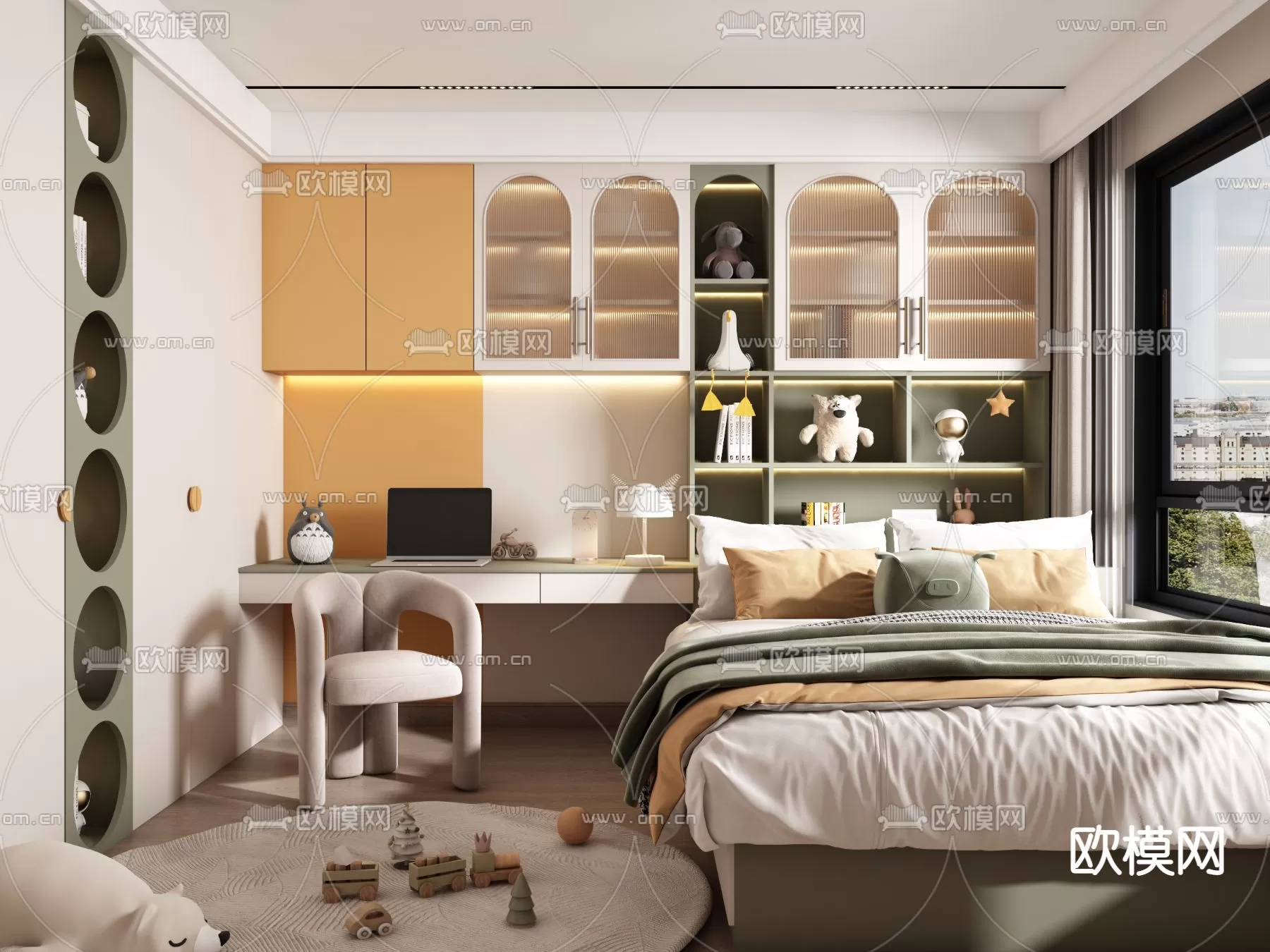 BED FOR KID – 3D MODELS – 497 – PRO