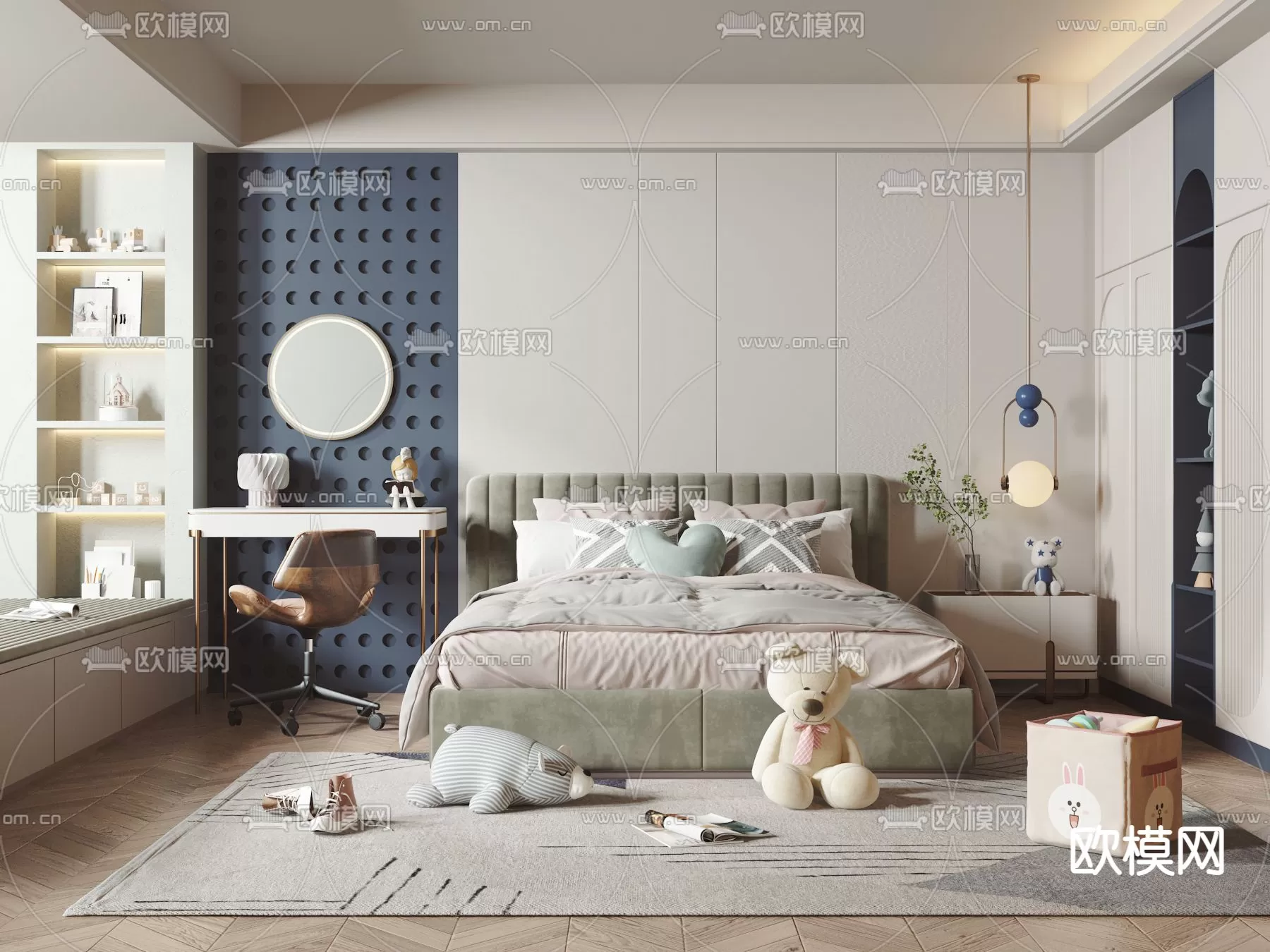 BED FOR KID – 3D MODELS – 503 – PRO