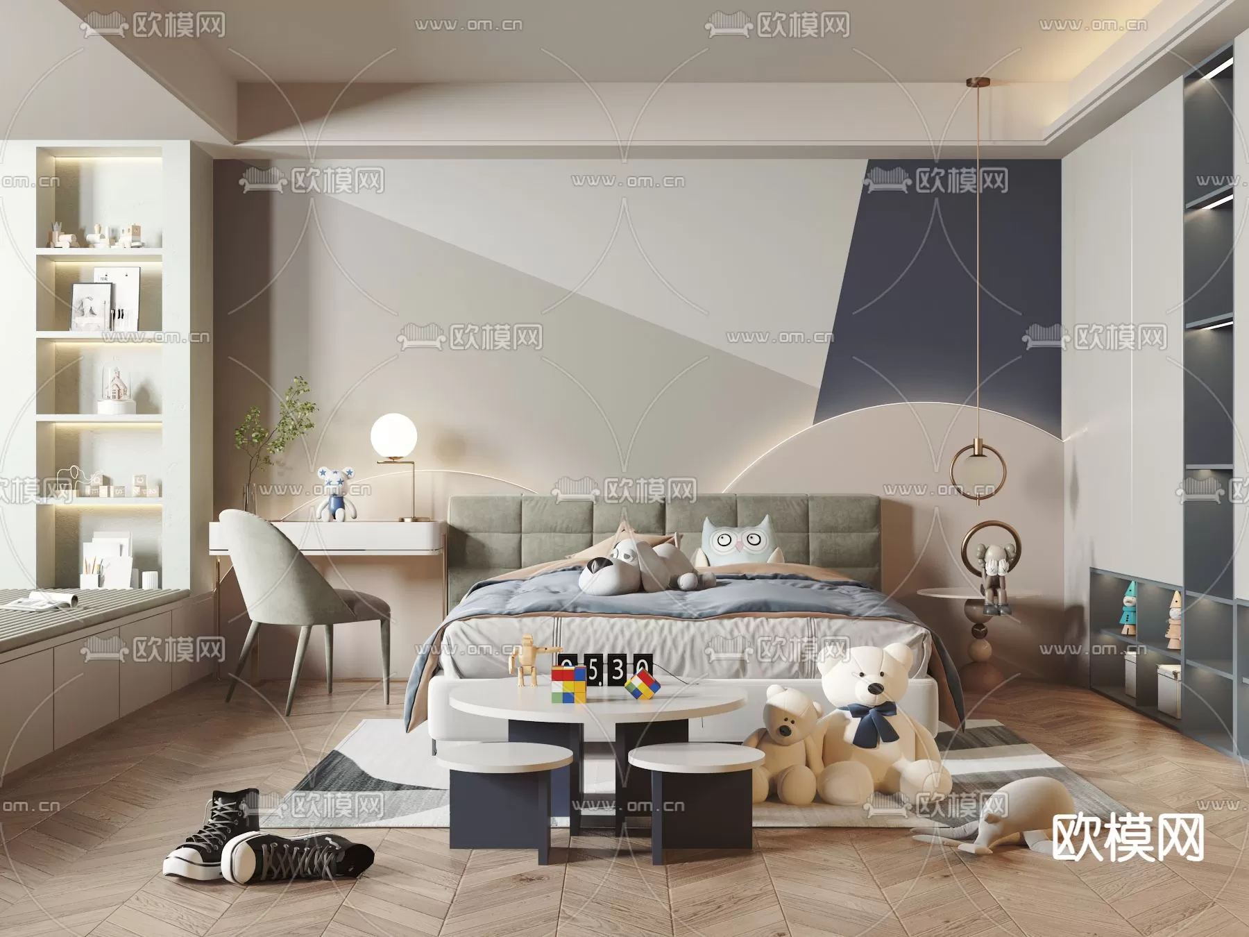 BED FOR KID – 3D MODELS – 504 – PRO