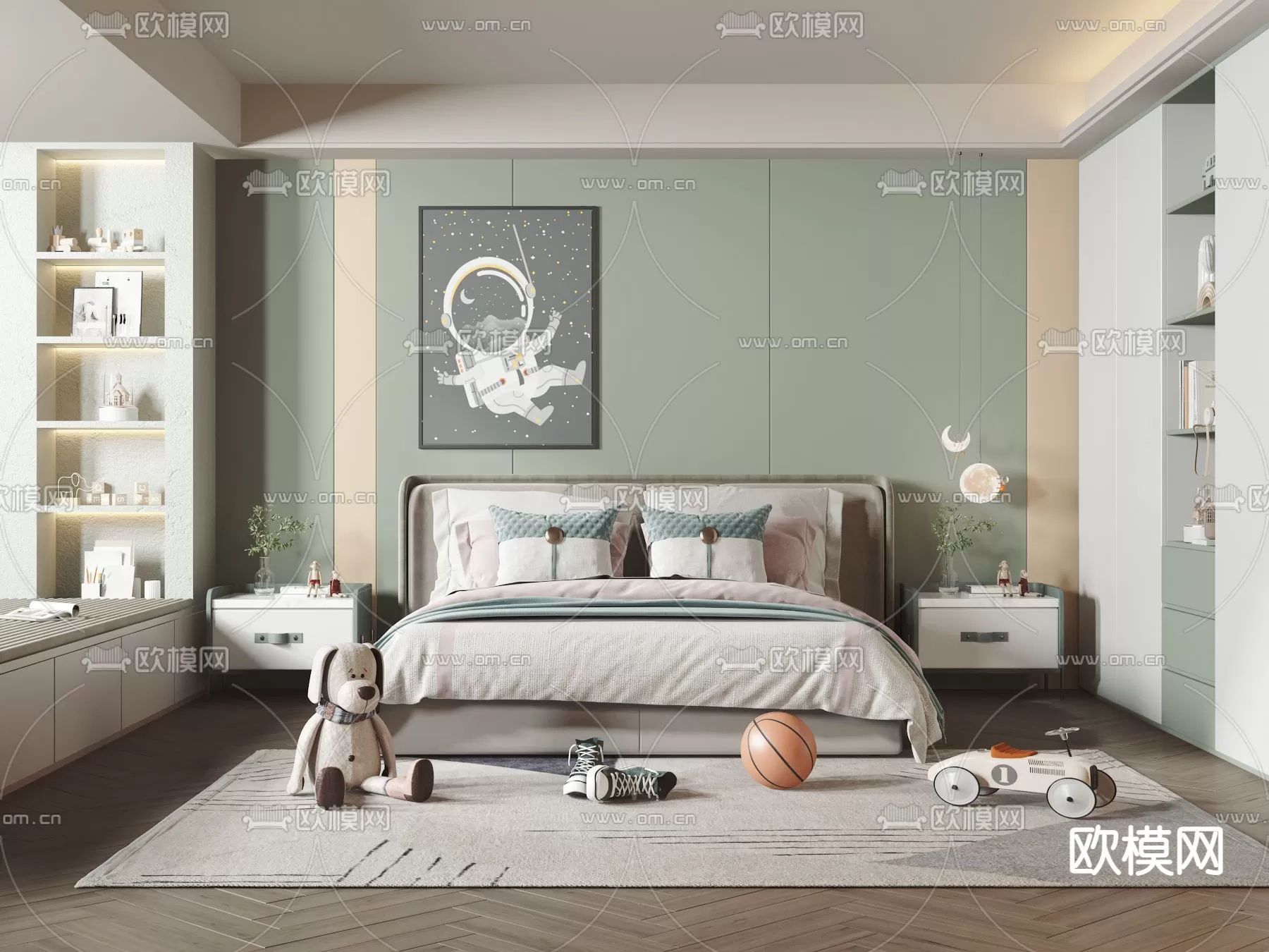 BED FOR KID – 3D MODELS – 505 – PRO