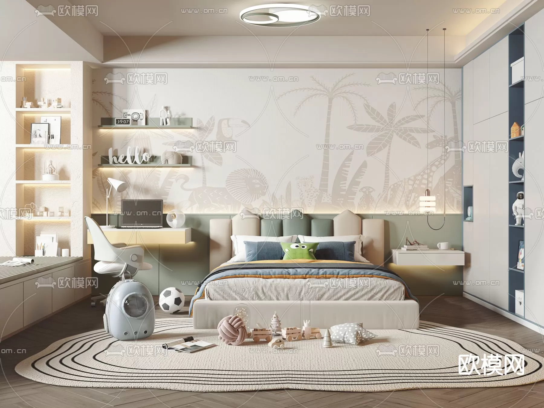 BED FOR KID – 3D MODELS – 506 – PRO