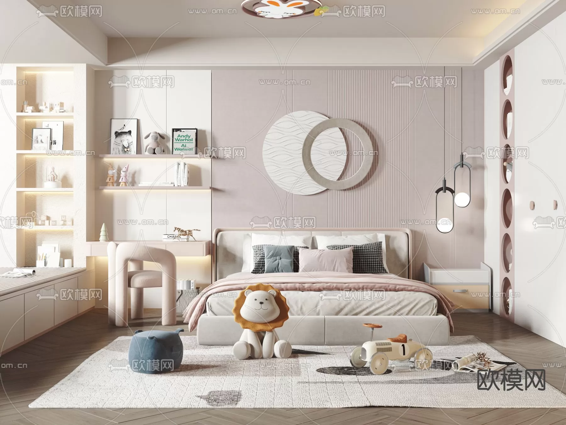 BED FOR KID – 3D MODELS – 508 – PRO