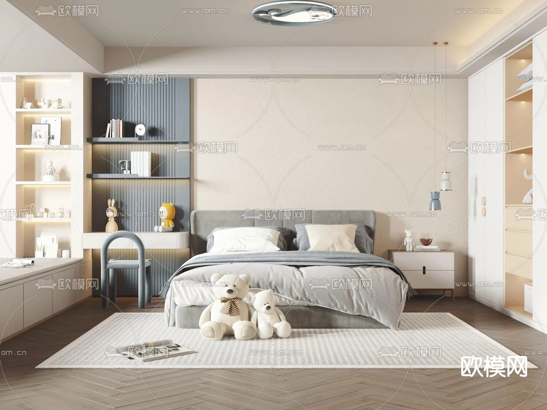 BED FOR KID – 3D MODELS – 509 – PRO