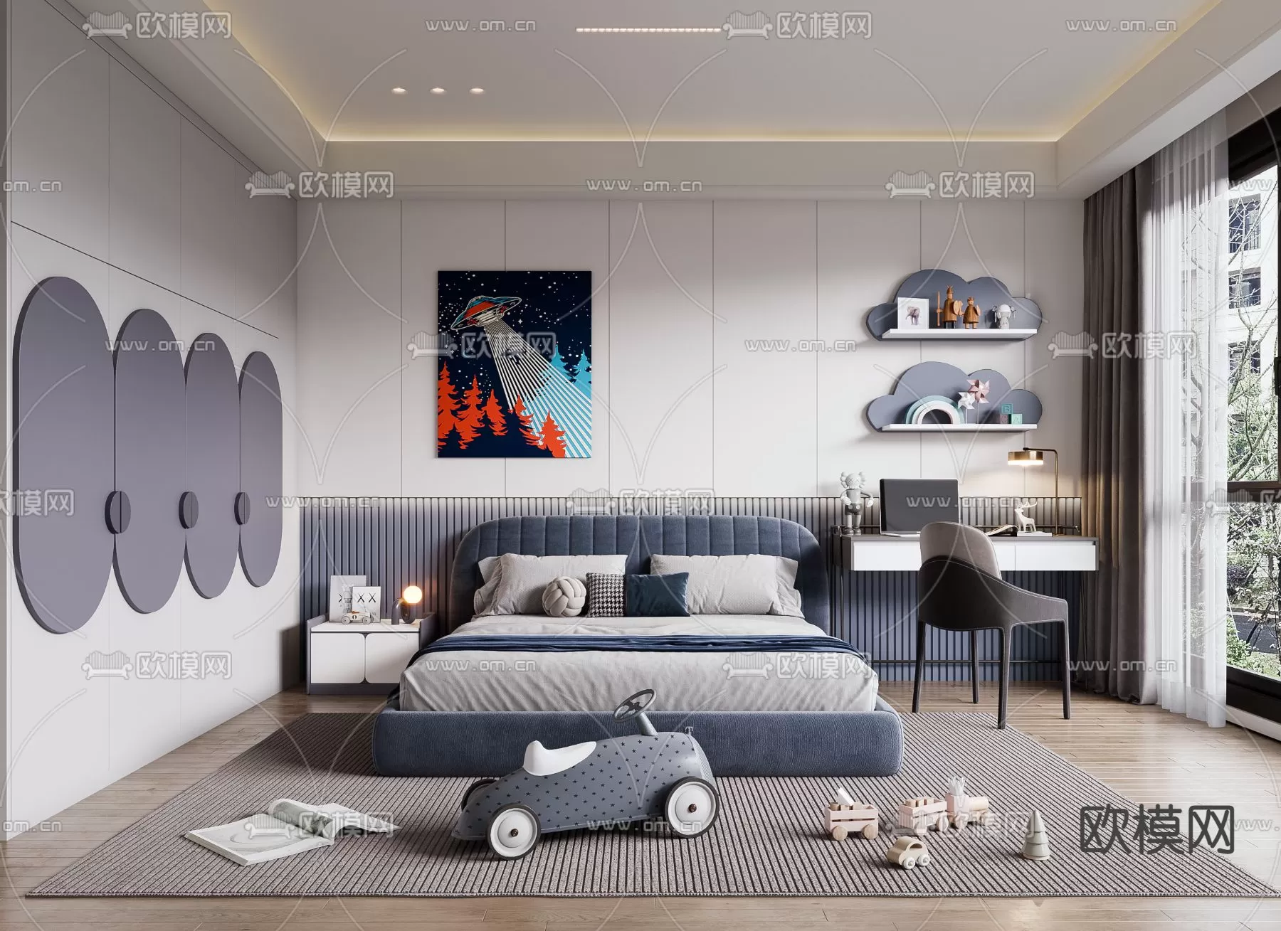 BED FOR KID – 3D MODELS – 510 – PRO