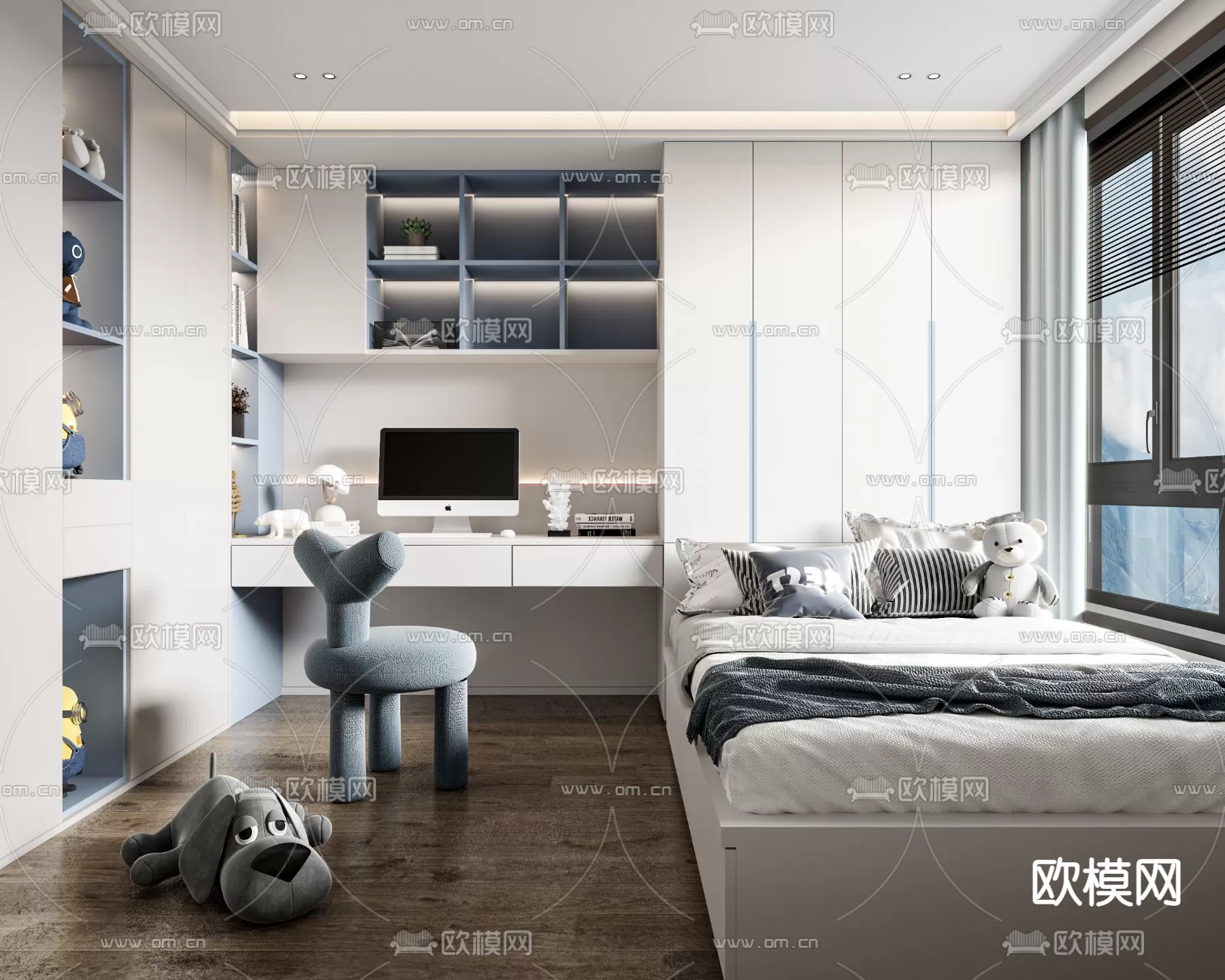 BED FOR KID – 3D MODELS – 511 – PRO