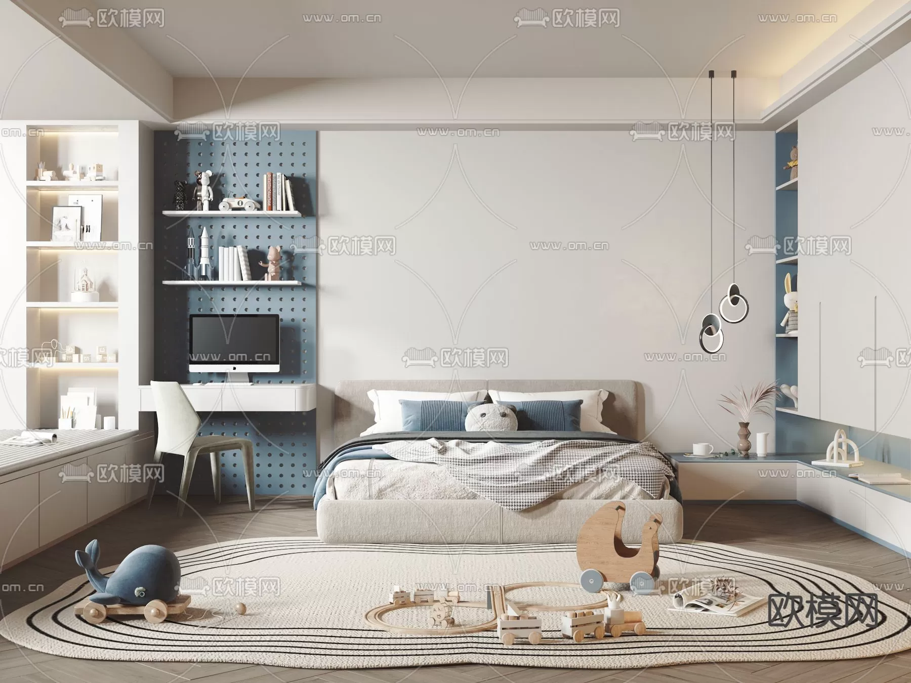 BED FOR KID – 3D MODELS – 517 – PRO