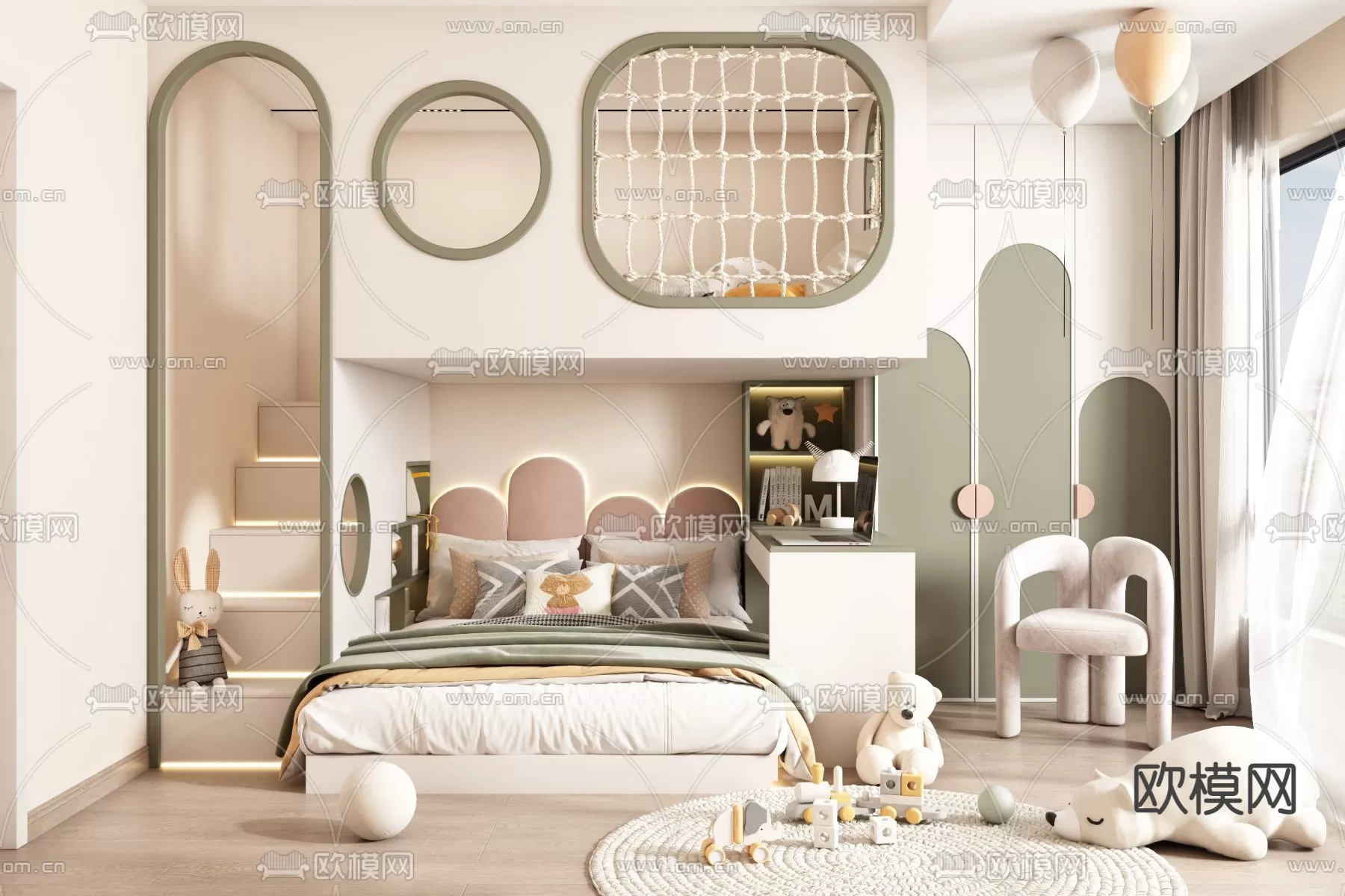 BED FOR KID – 3D MODELS – 519 – PRO