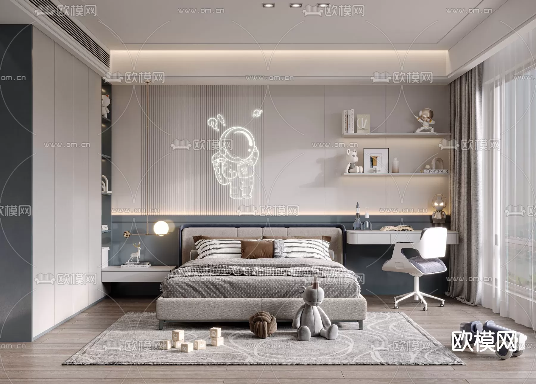 BED FOR KID – 3D MODELS – 520 – PRO