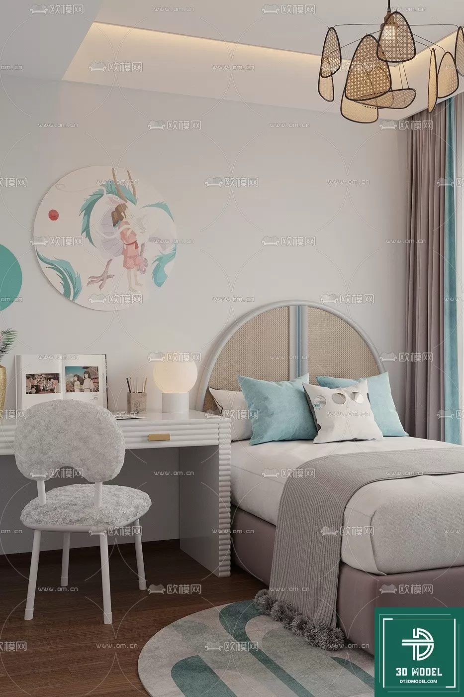 BED FOR KID – 3D MODELS – 521 – PRO