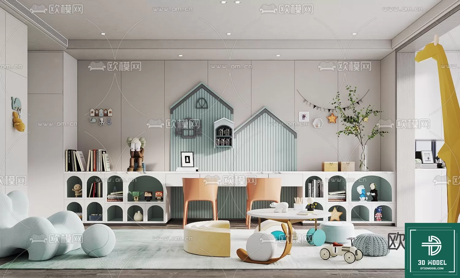 BED FOR KID – 3D MODELS – 524 – PRO