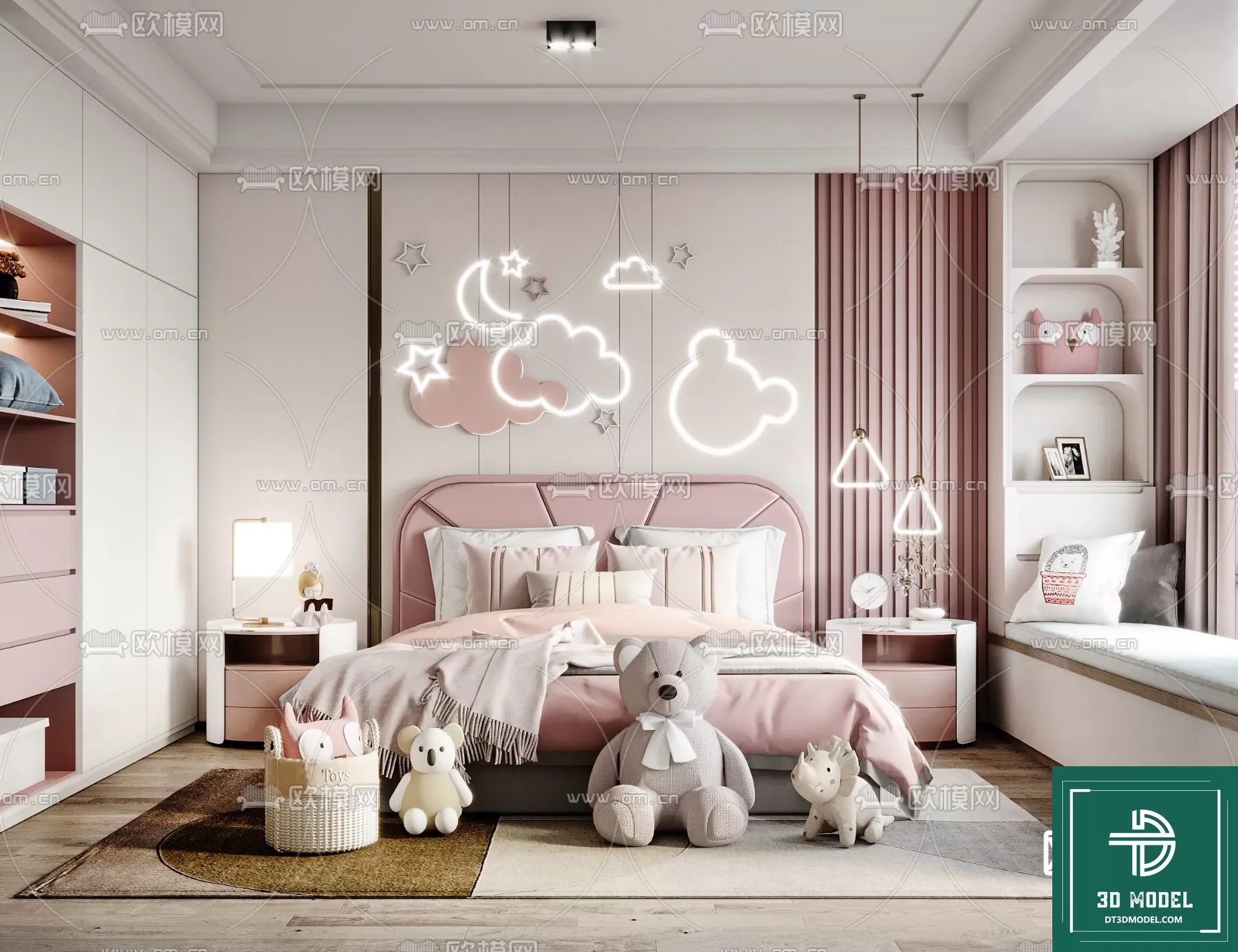 BED FOR KID – 3D MODELS – 526 – PRO