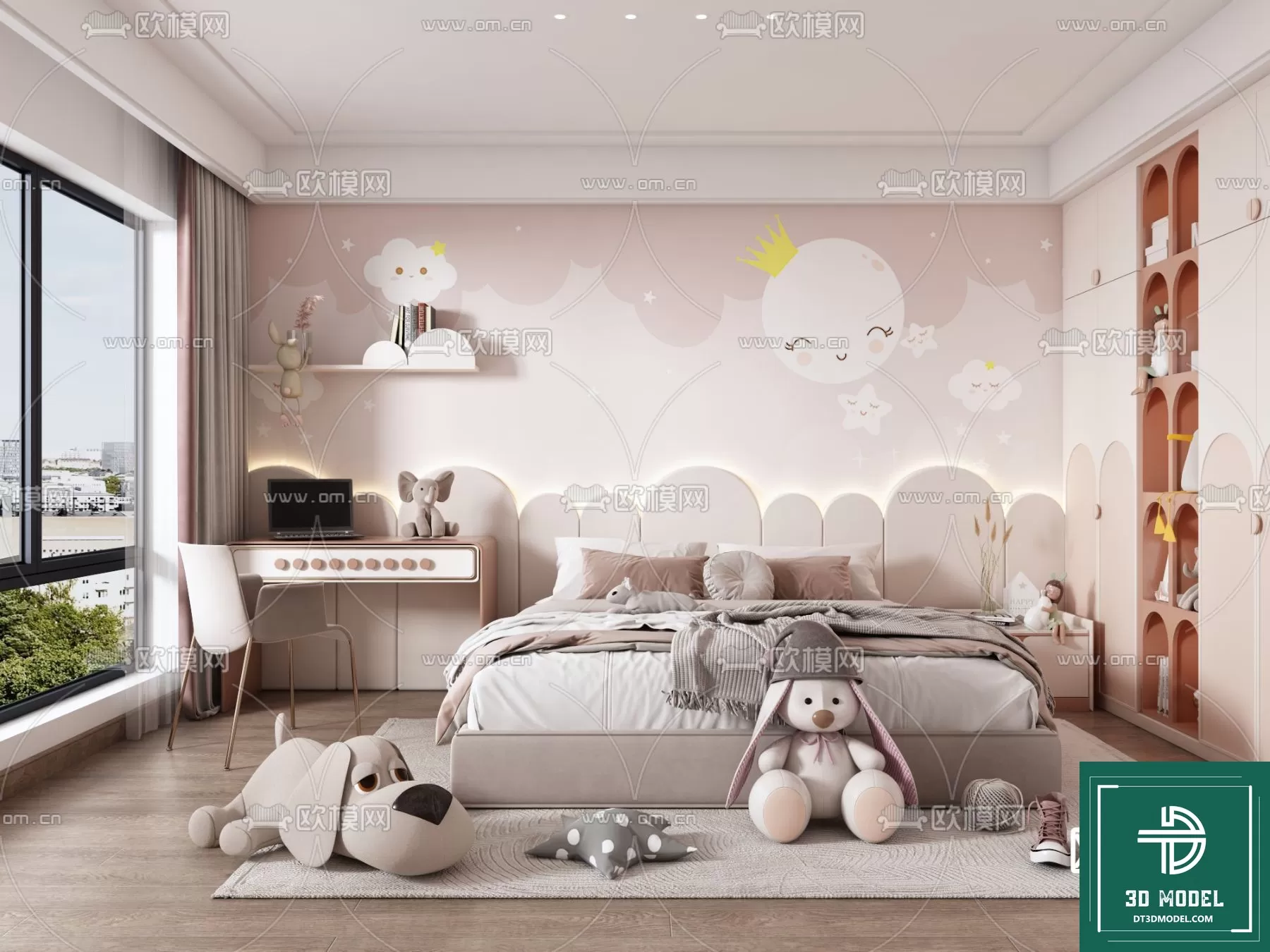 BED FOR KID – 3D MODELS – 528 – PRO