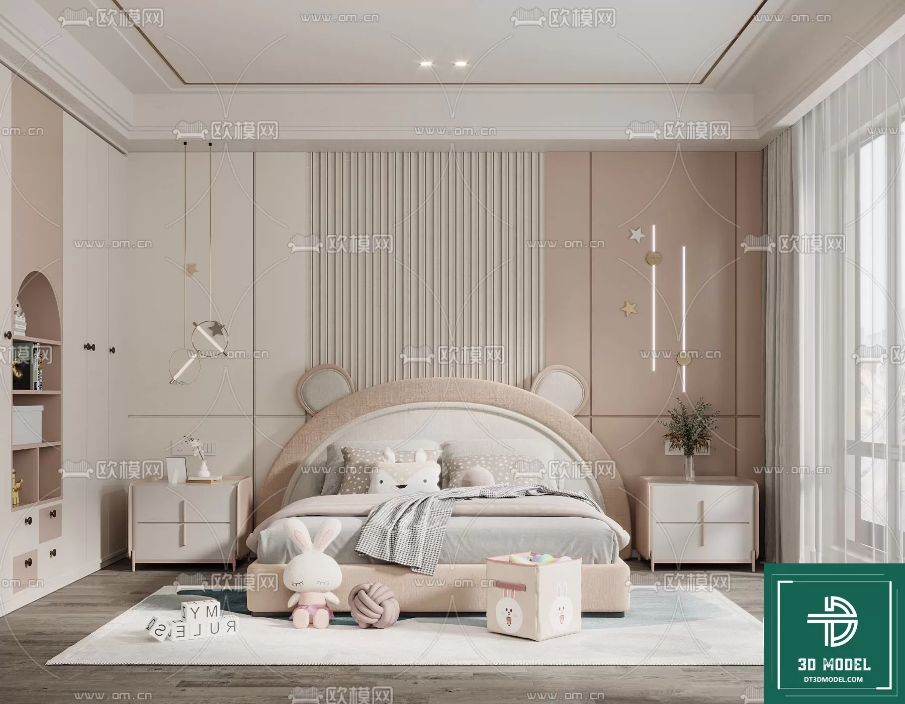 BED FOR KID – 3D MODELS – 529 – PRO