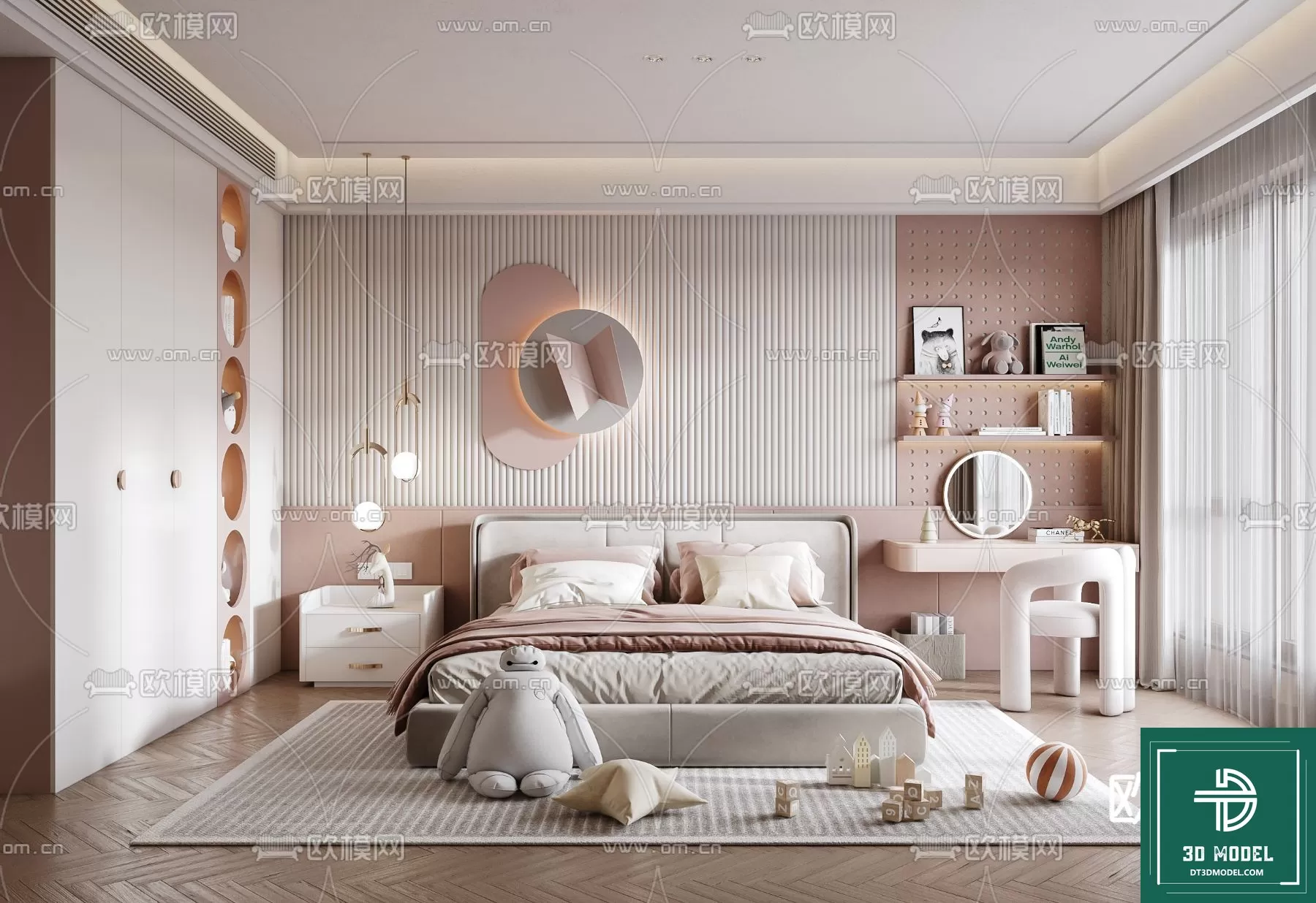 BED FOR KID – 3D MODELS – 534 – PRO