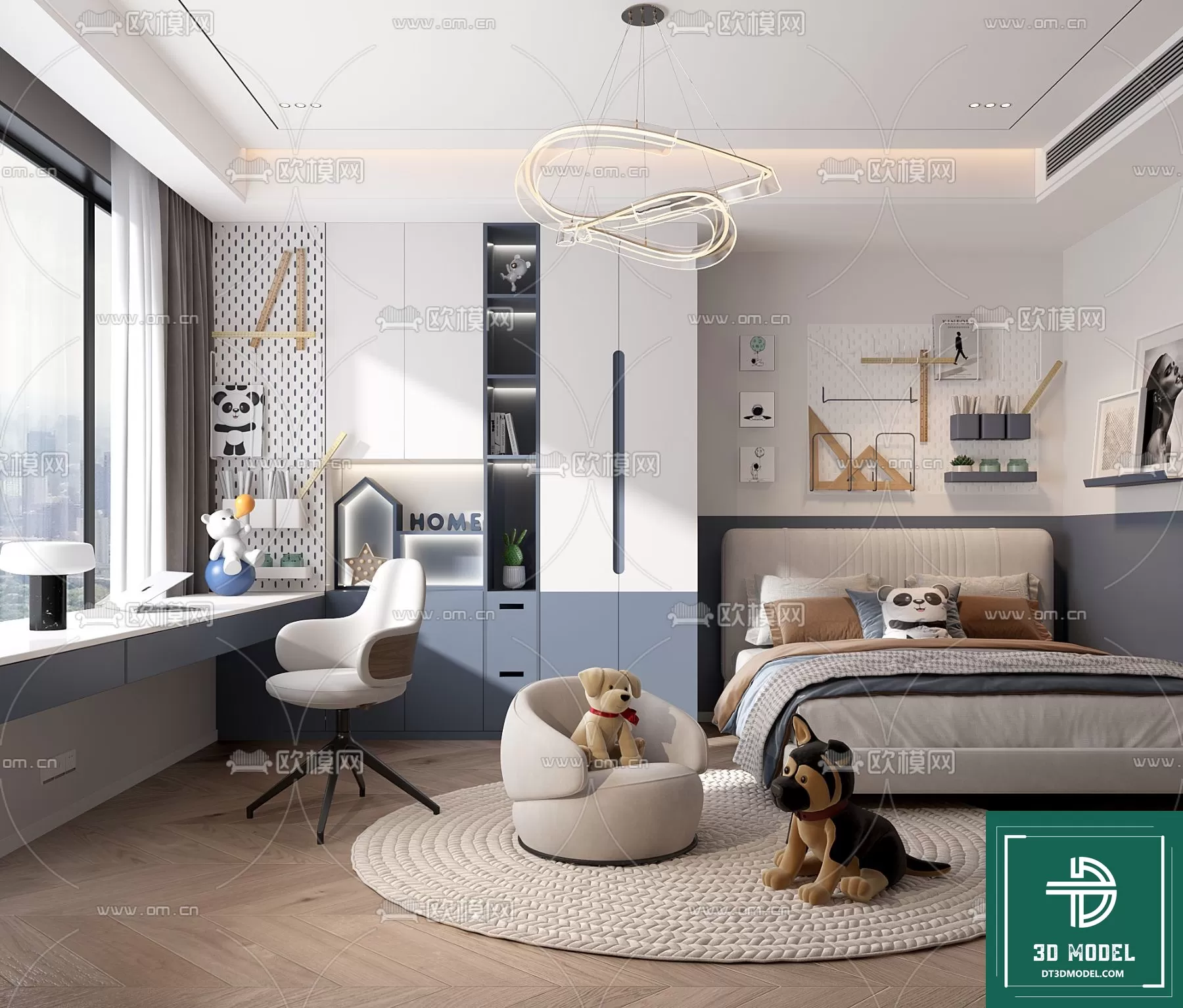 BED FOR KID – 3D MODELS – 535 – PRO