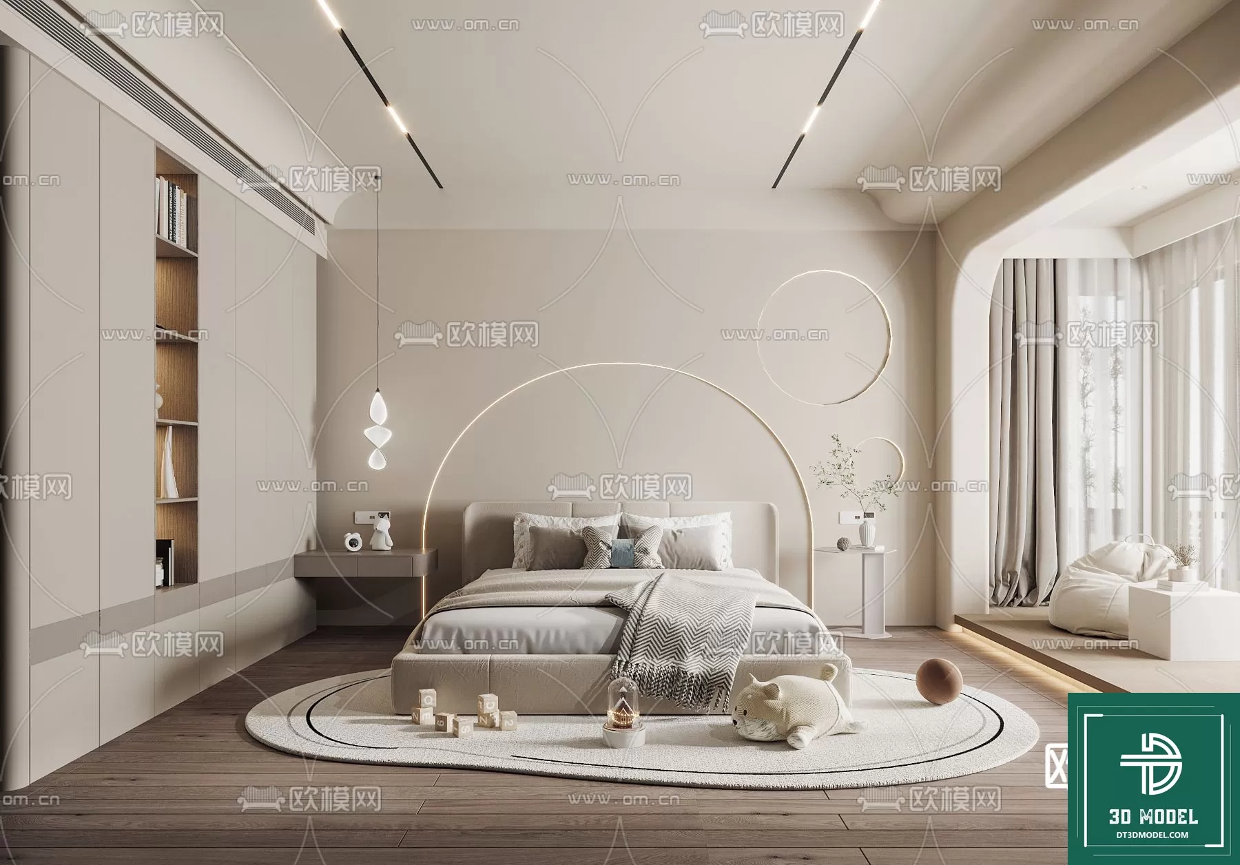 BED FOR KID – 3D MODELS – 536 – PRO