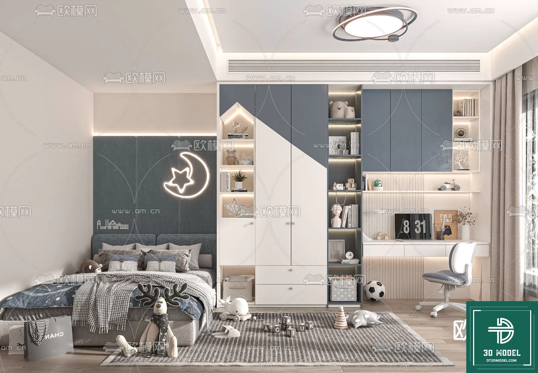 BED FOR KID – 3D MODELS – 540 – PRO