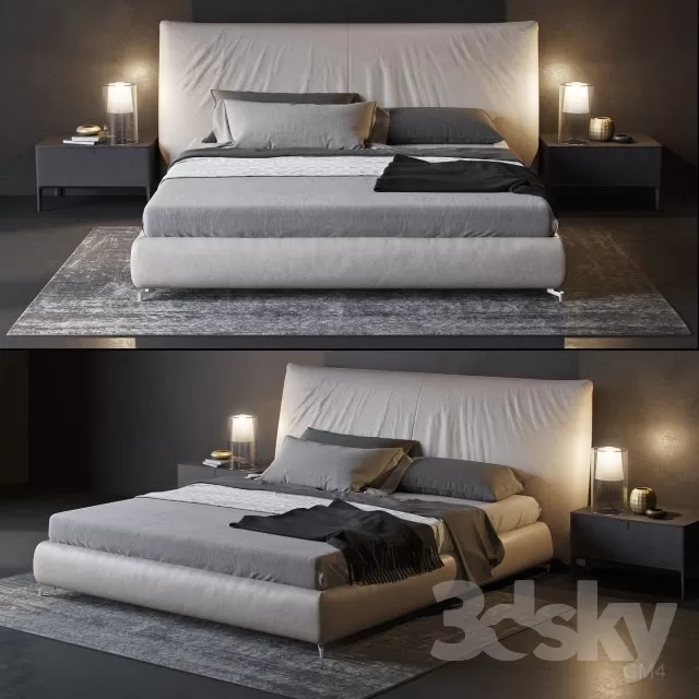 3DSKYMODEL – Bed – 2056