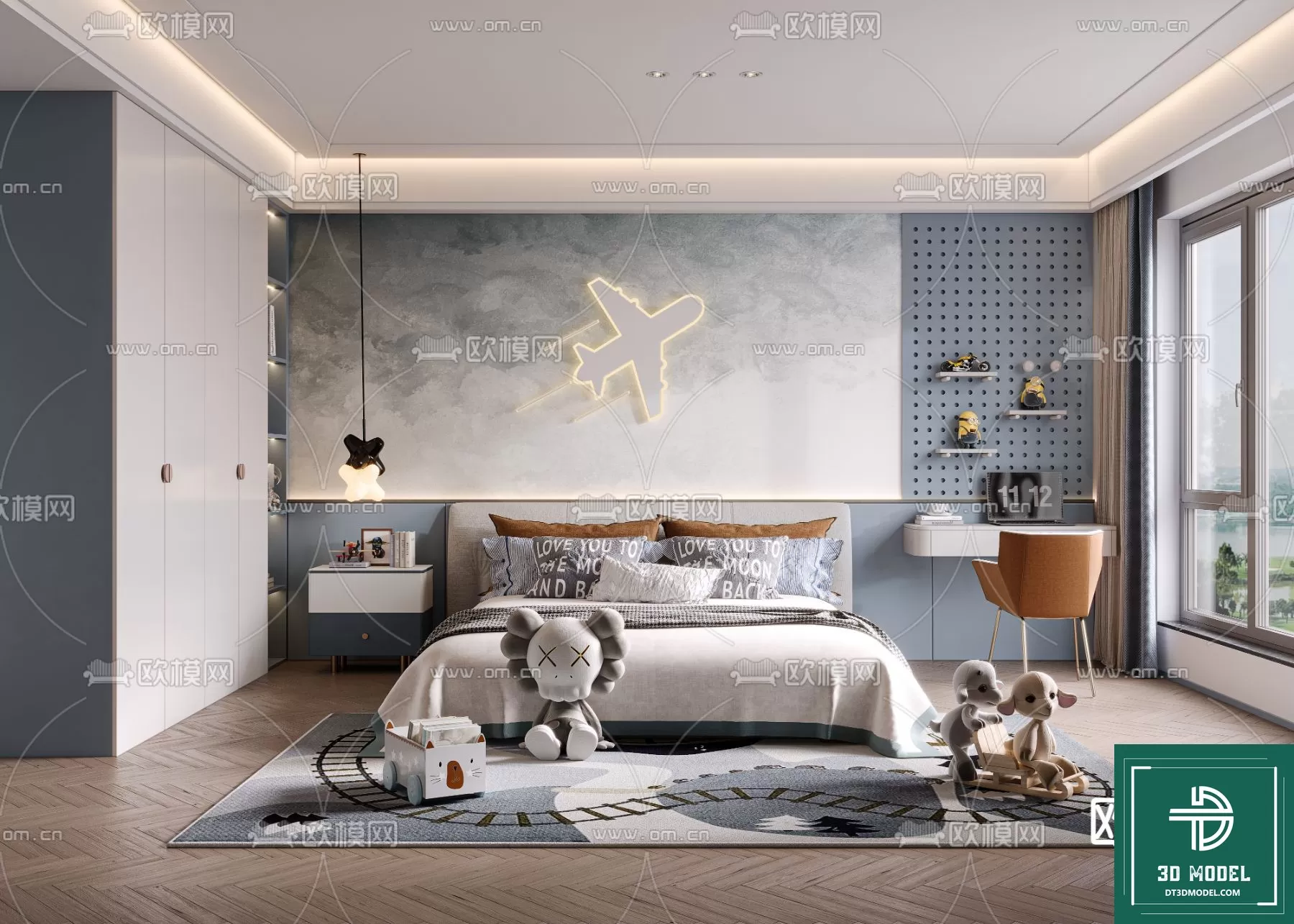 BED FOR KID – 3D MODELS – 543 – PRO