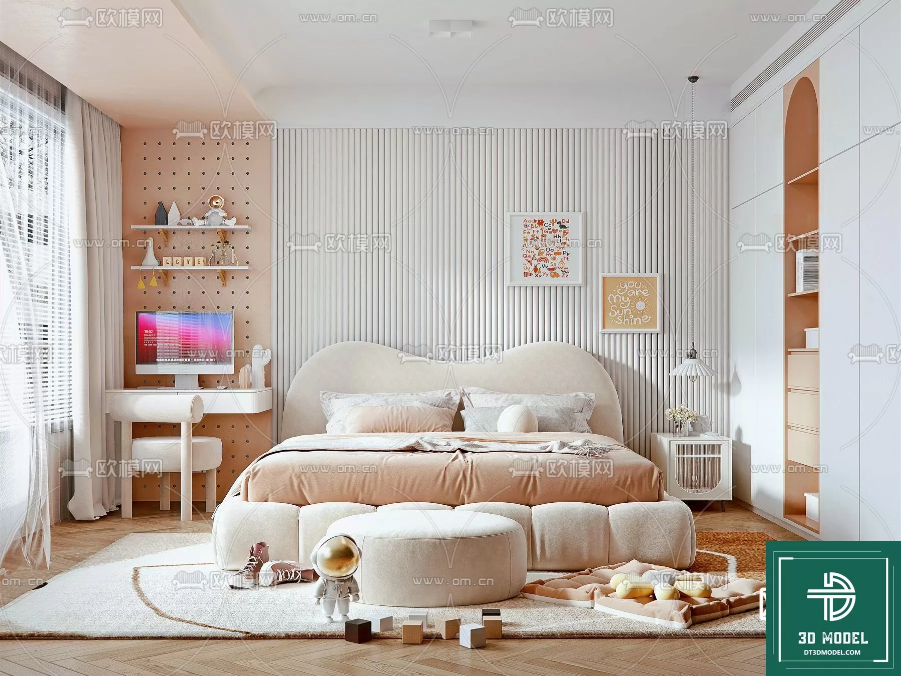 BED FOR KID – 3D MODELS – 546 – PRO