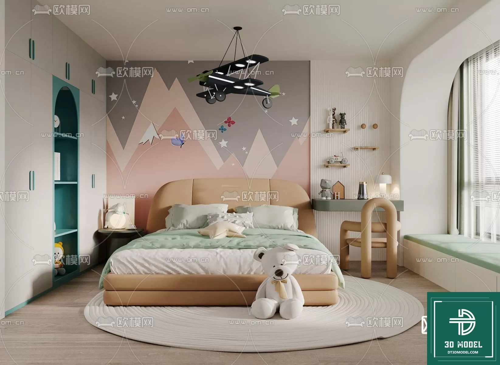 BED FOR KID – 3D MODELS – 572 – PRO