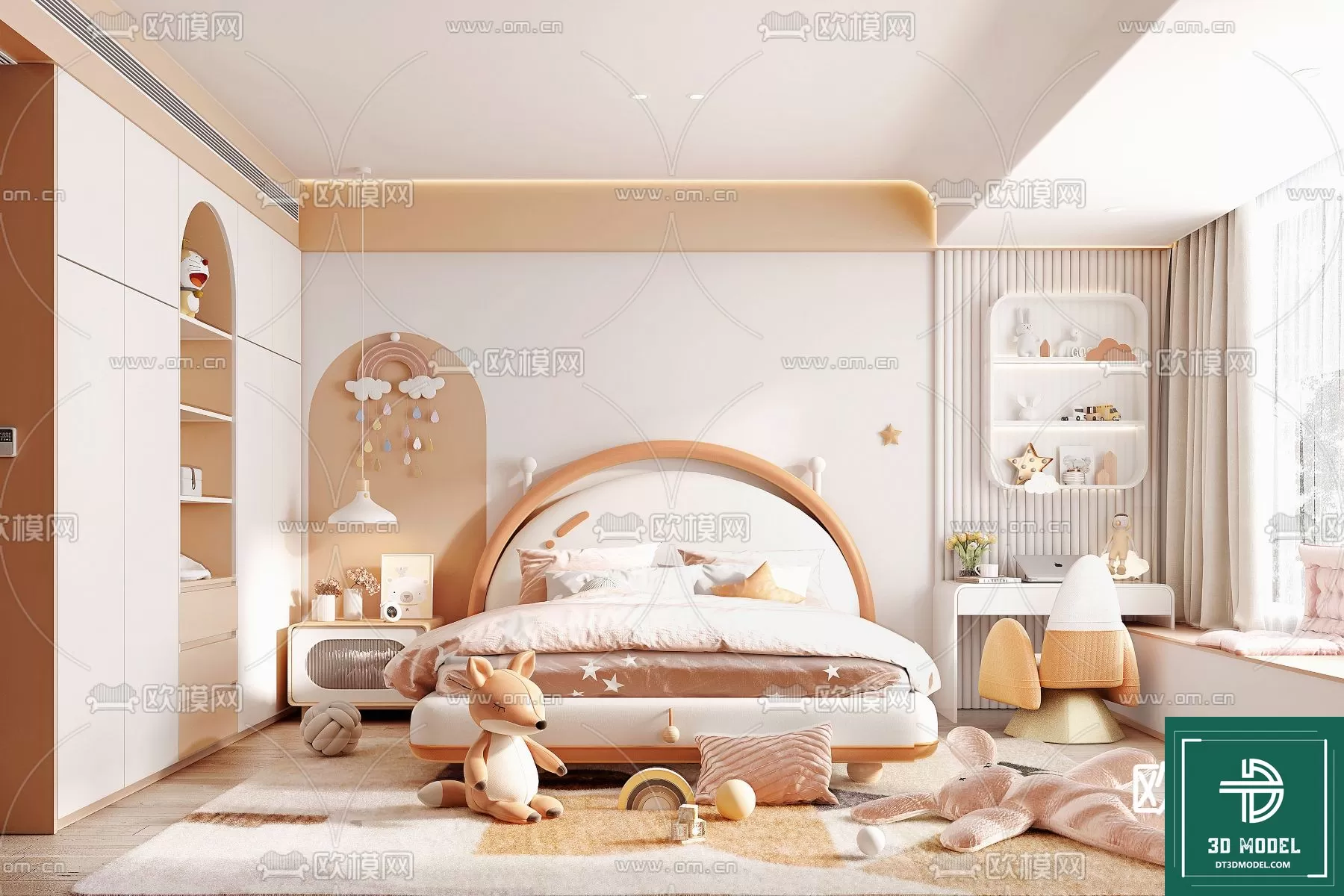 BED FOR KID – 3D MODELS – 612 – PRO
