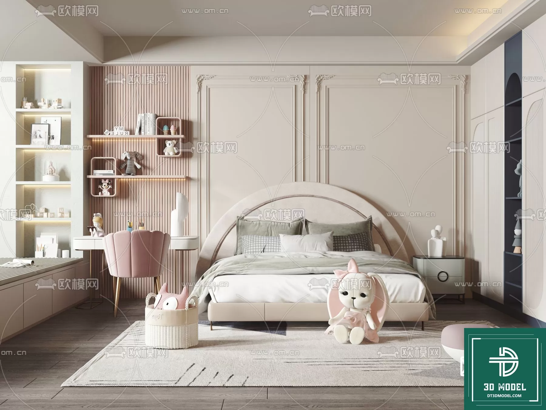 BED FOR KID – 3D MODELS – 624 – PRO