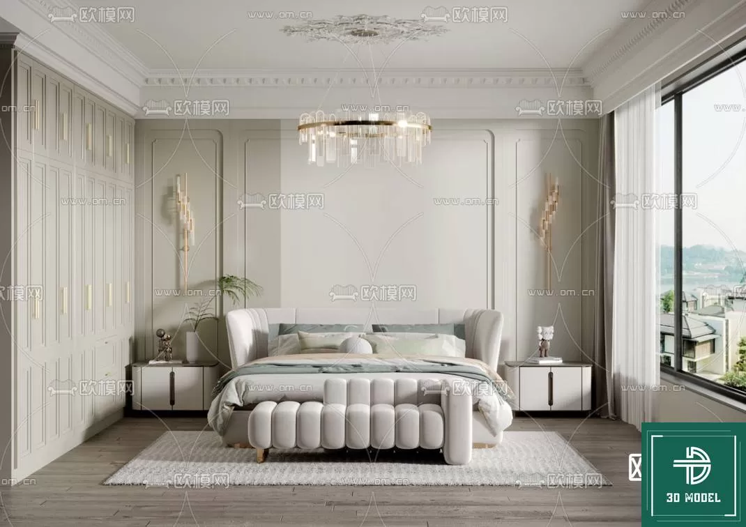 BEDROOM – 3DS MAX MODELS – 001 – PRO BEDROOM – 3DS MAX MODELS – 001 – PRO