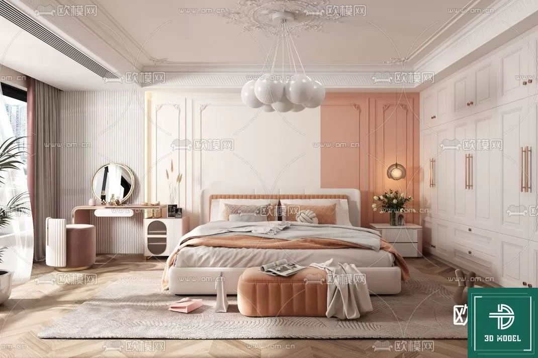 BEDROOM – 3DS MAX MODELS – 002 – PRO BEDROOM – 3DS MAX MODELS – 002 – PRO
