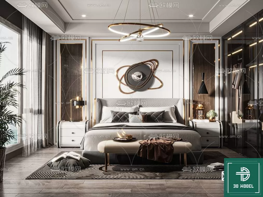 BEDROOM – 3DS MAX MODELS – 004 – PRO BEDROOM – 3DS MAX MODELS – 004 – PRO