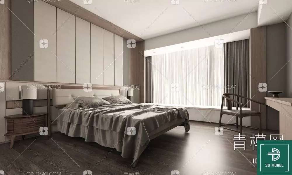 BEDROOM – 3DS MAX MODELS – 007 – PRO BEDROOM – 3DS MAX MODELS – 007 – PRO