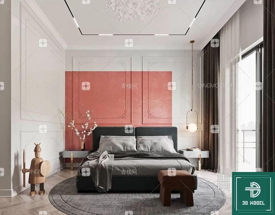 BEDROOM – 3DS MAX MODELS – 016 – PRO BEDROOM – 3DS MAX MODELS – 016 – PRO
