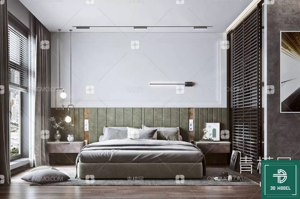 BEDROOM – 3DS MAX MODELS – 021 – PRO BEDROOM – 3DS MAX MODELS – 021 – PRO