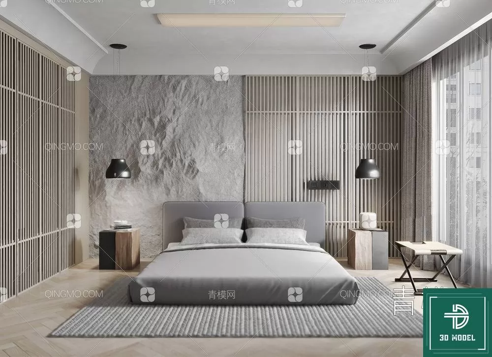 BEDROOM – 3DS MAX MODELS – 023 – PRO BEDROOM – 3DS MAX MODELS – 023 – PRO